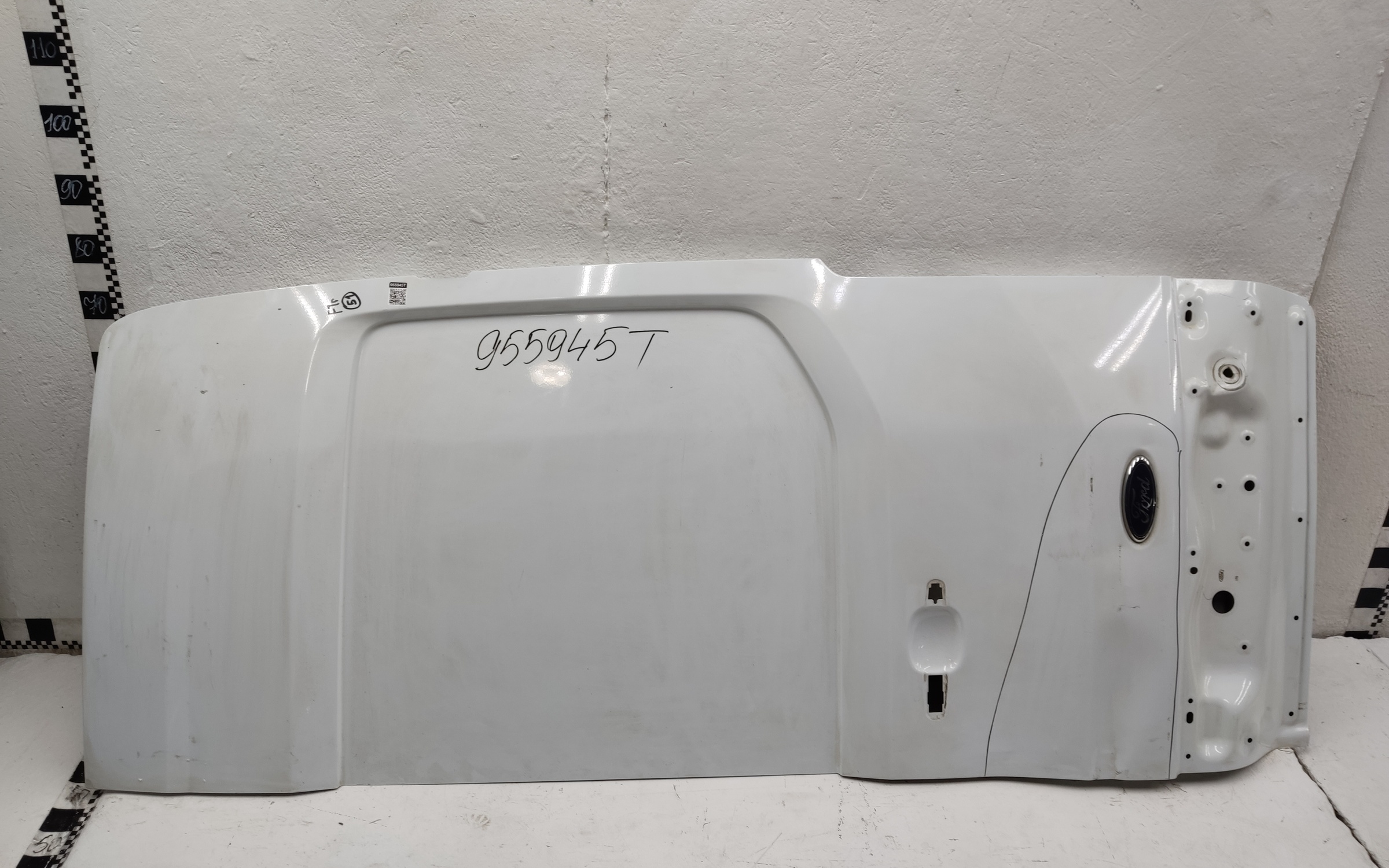 Дверь задняя правая распашная глухая высокая Ford Transit 7 215см