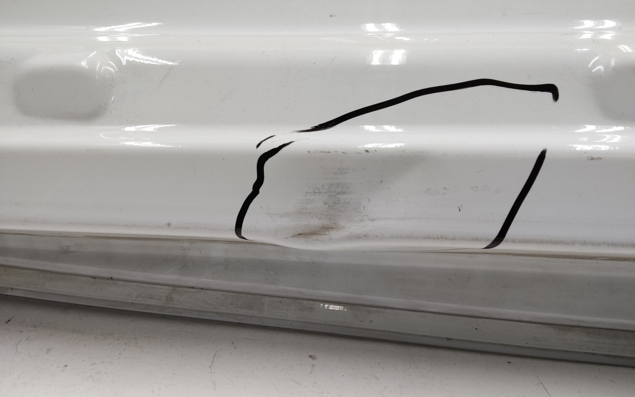 Дверь задняя правая распашная глухая высокая Ford Transit 7 215см