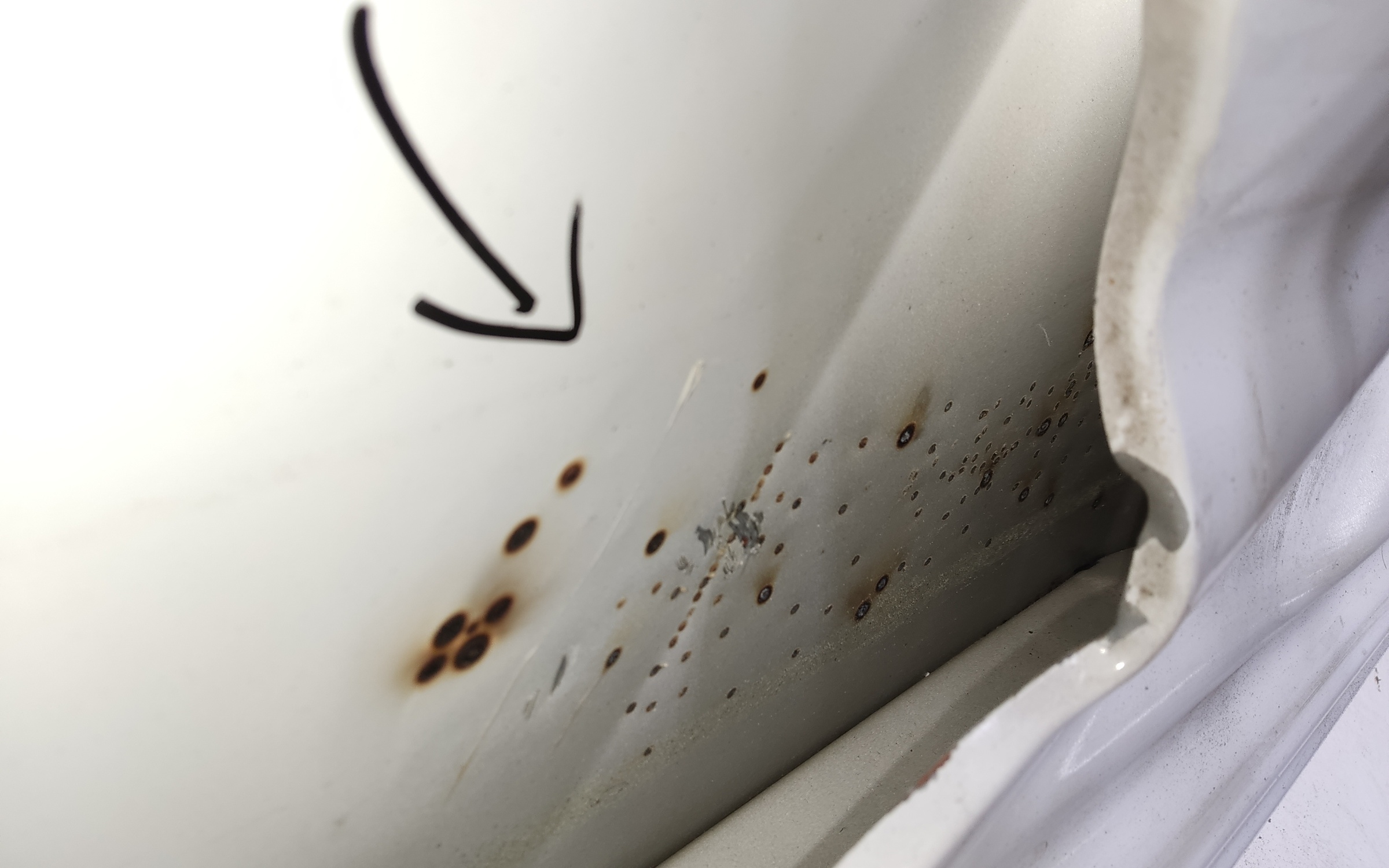 Дверь задняя правая распашная глухая высокая Ford Transit 7 215см