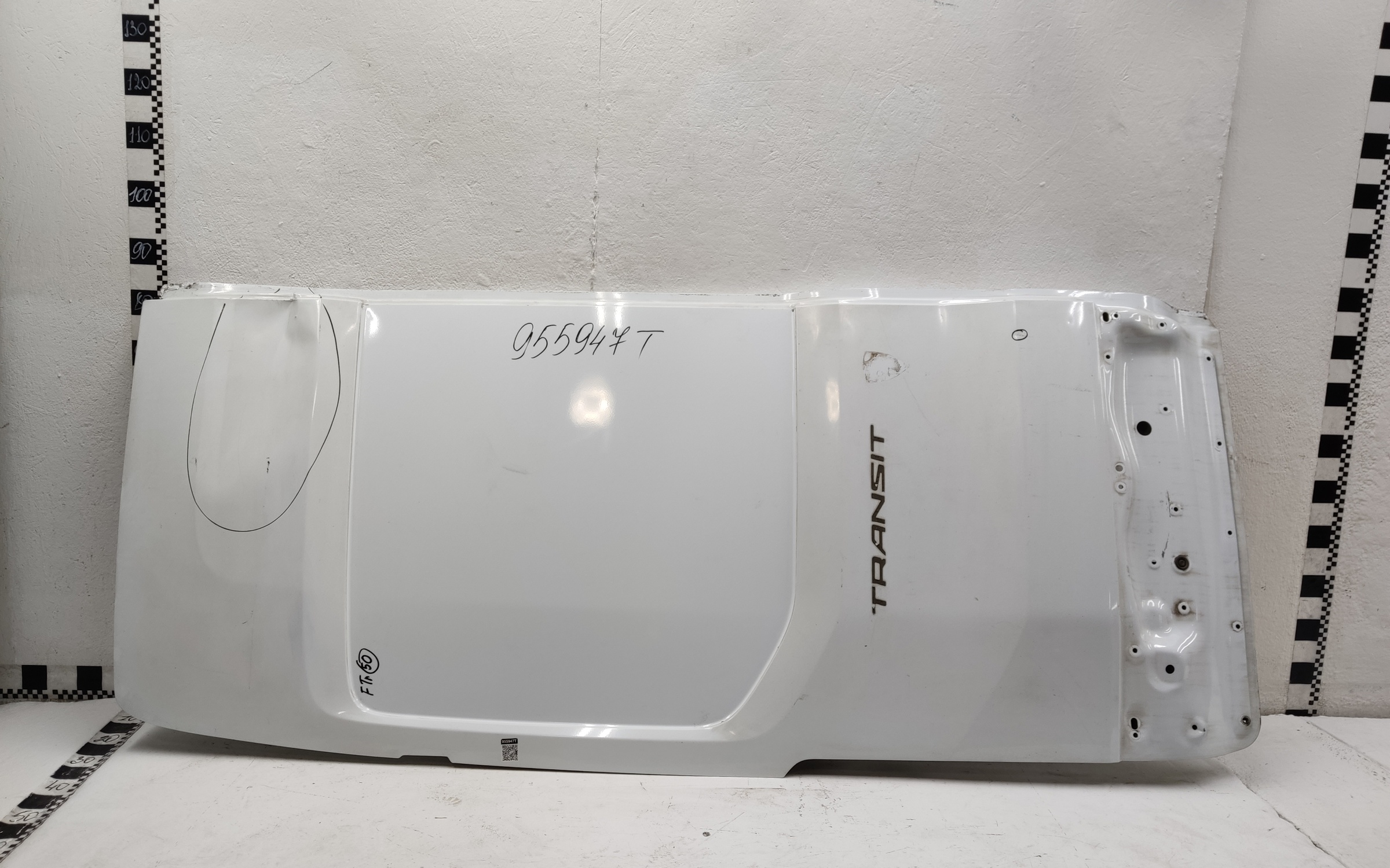 Дверь задняя левая распашная глухая высокая Ford Transit 7 215см