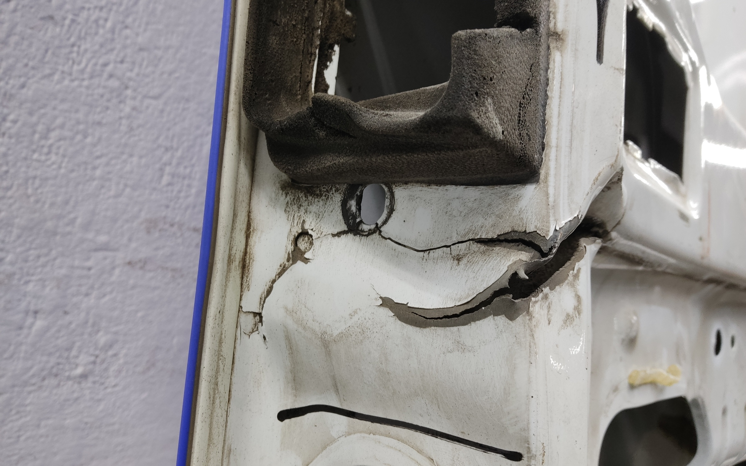 Дверь задняя правая распашная глухая Ford Transit 7 190см