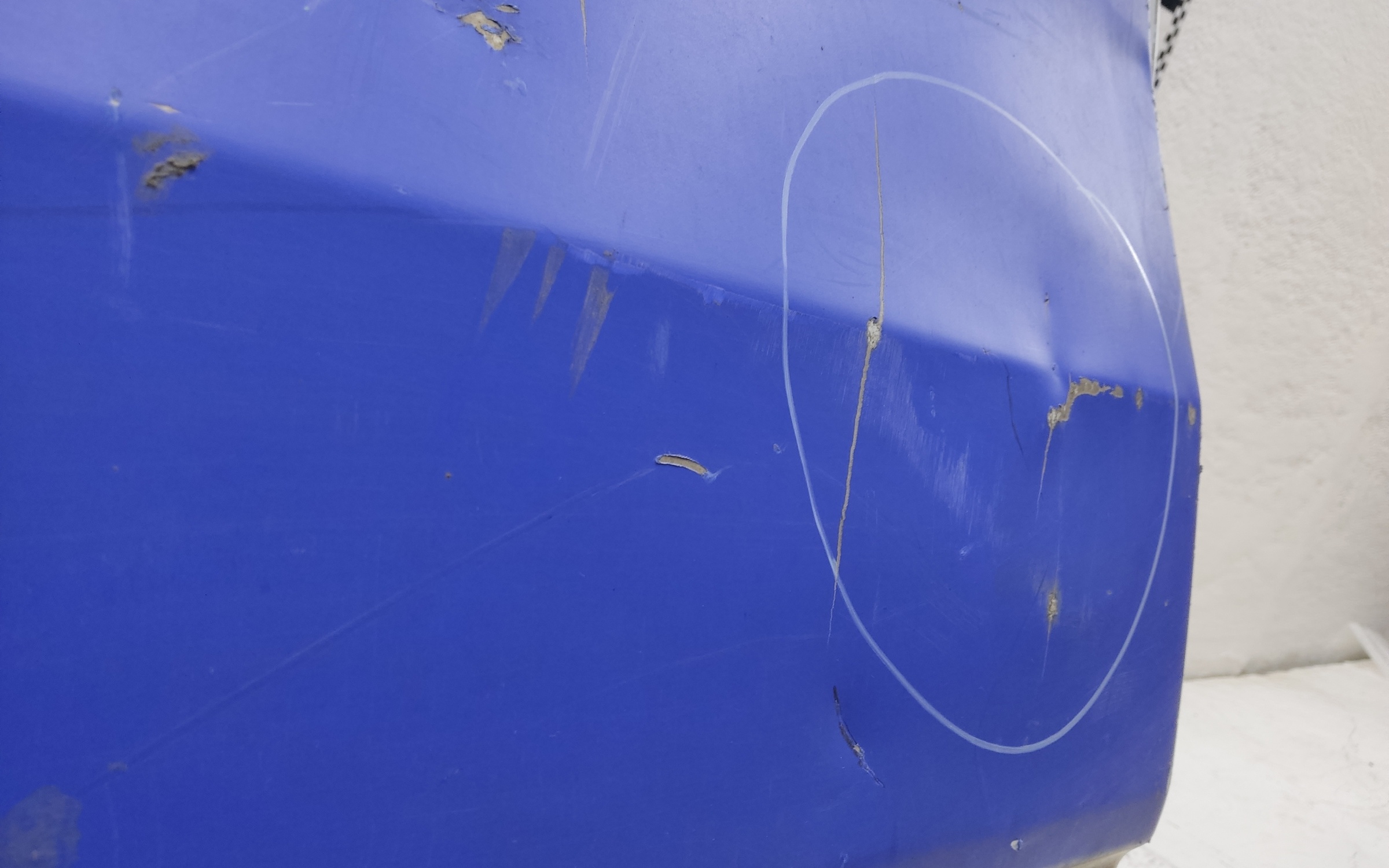 Дверь задняя левая распашная глухая Ford Transit 7 190см