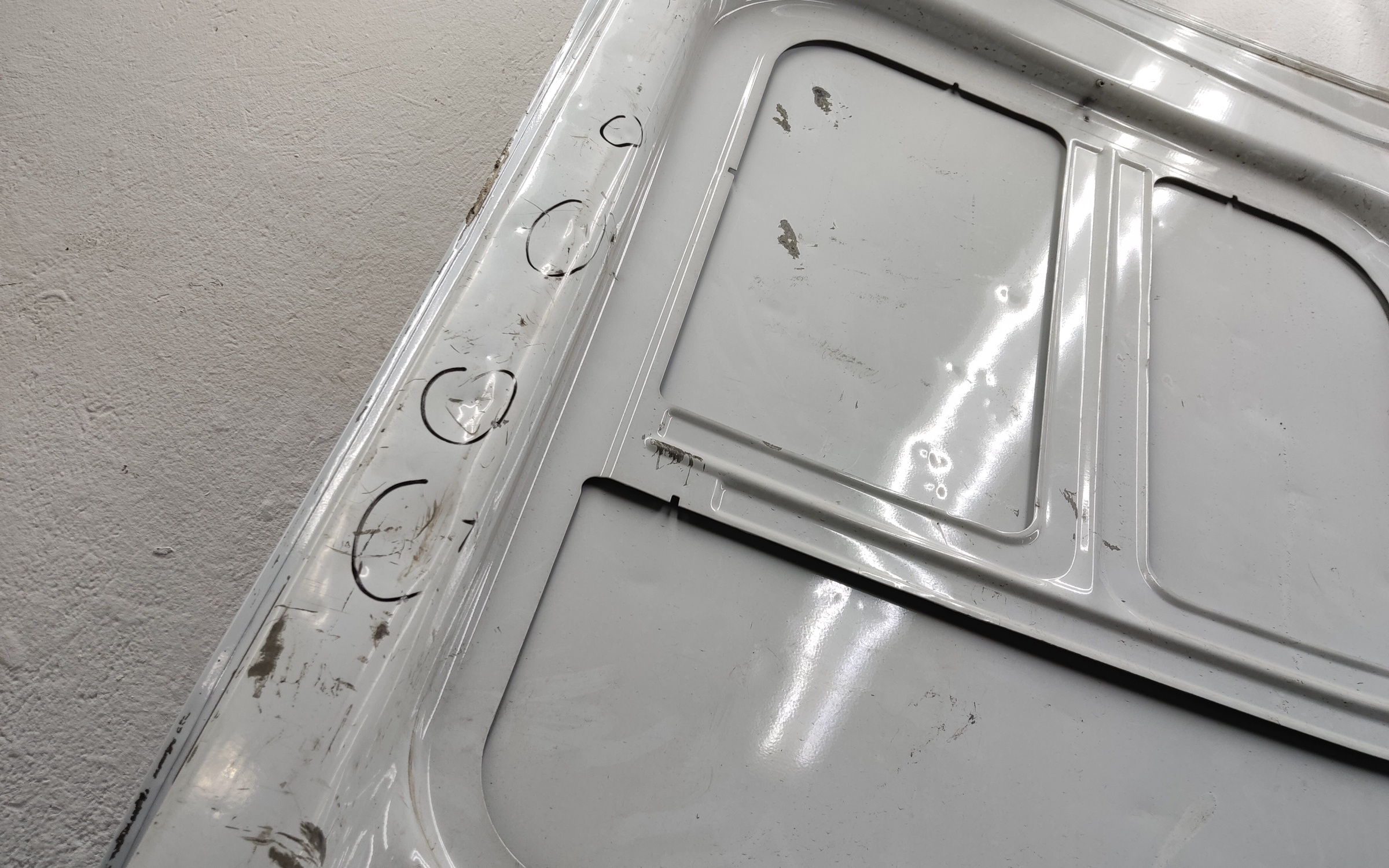 Дверь задняя левая распашная глухая Ford Transit 7 190см