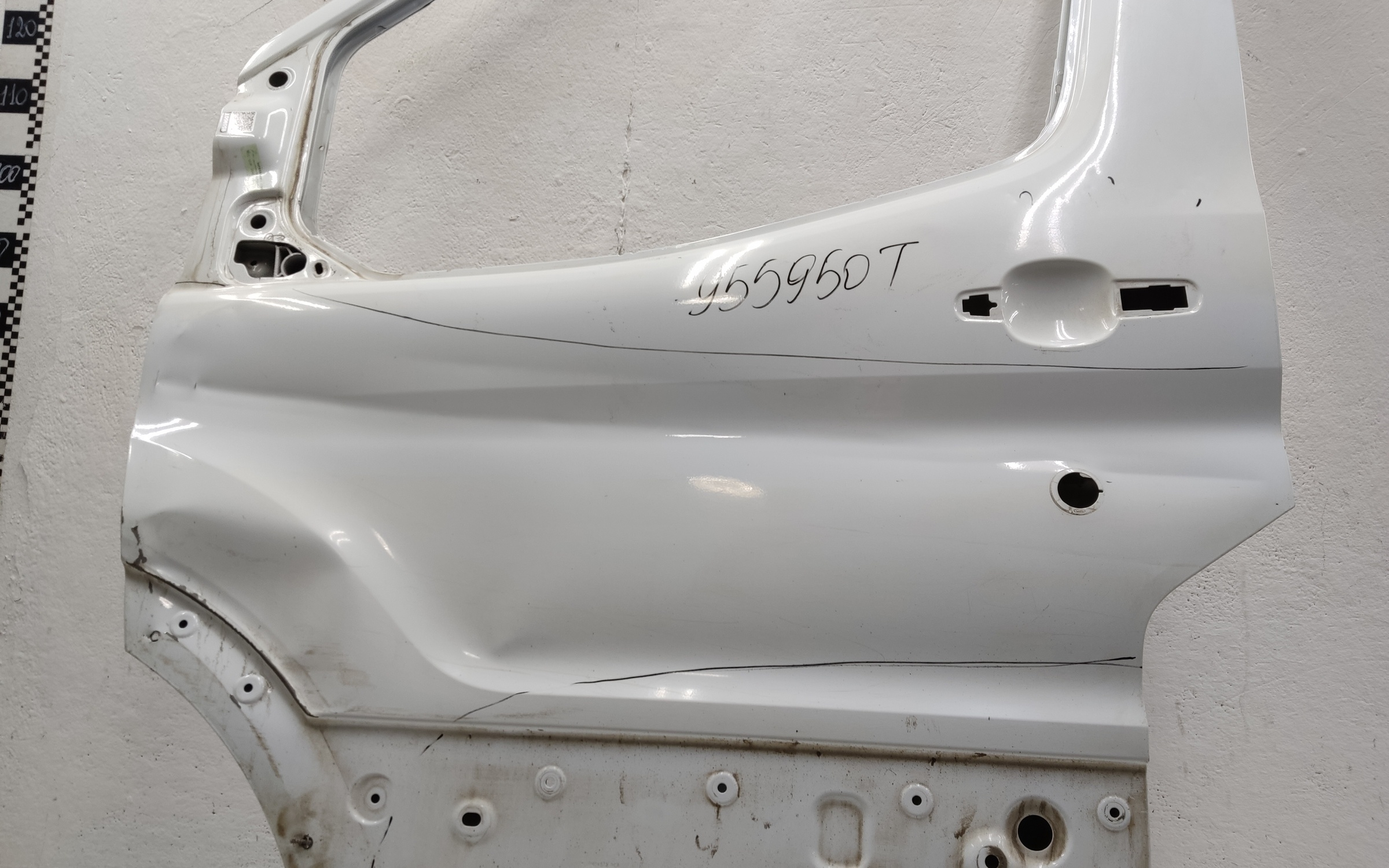 Дверь передняя левая Ford Transit 7 с отверстием под замок