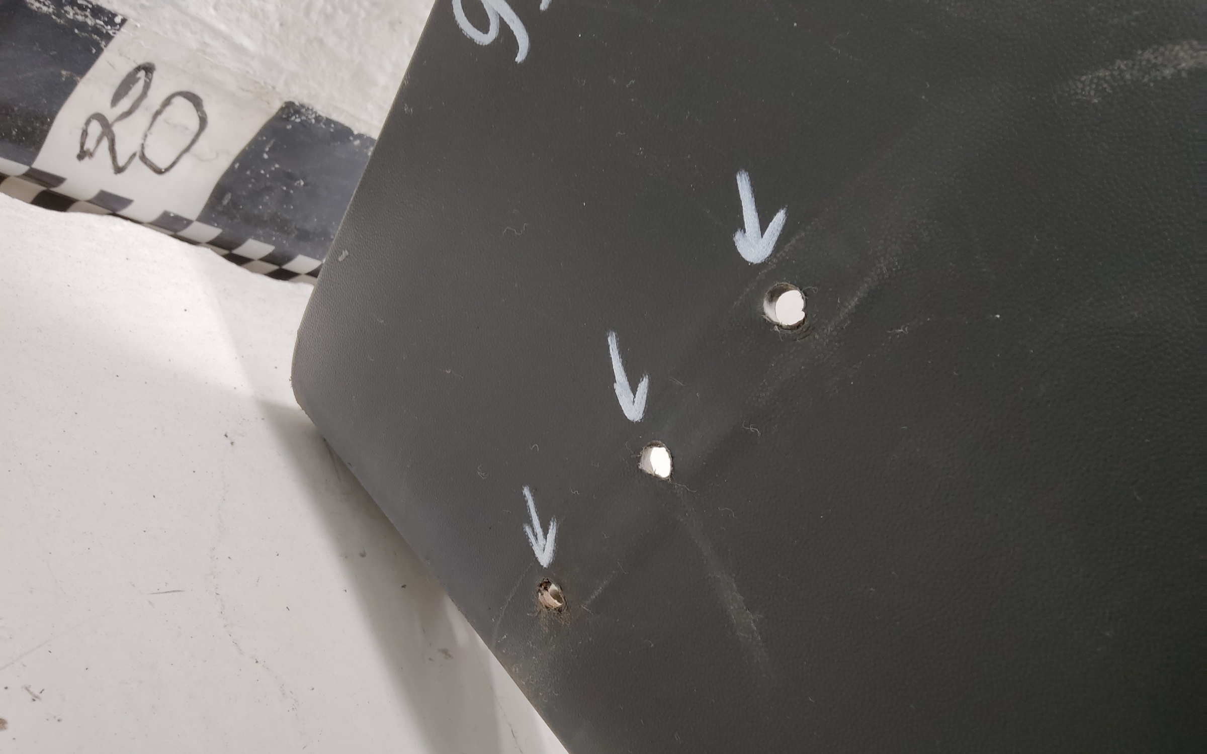 Бампер задний Volkswagen Transporter T6 неокрашиваемый