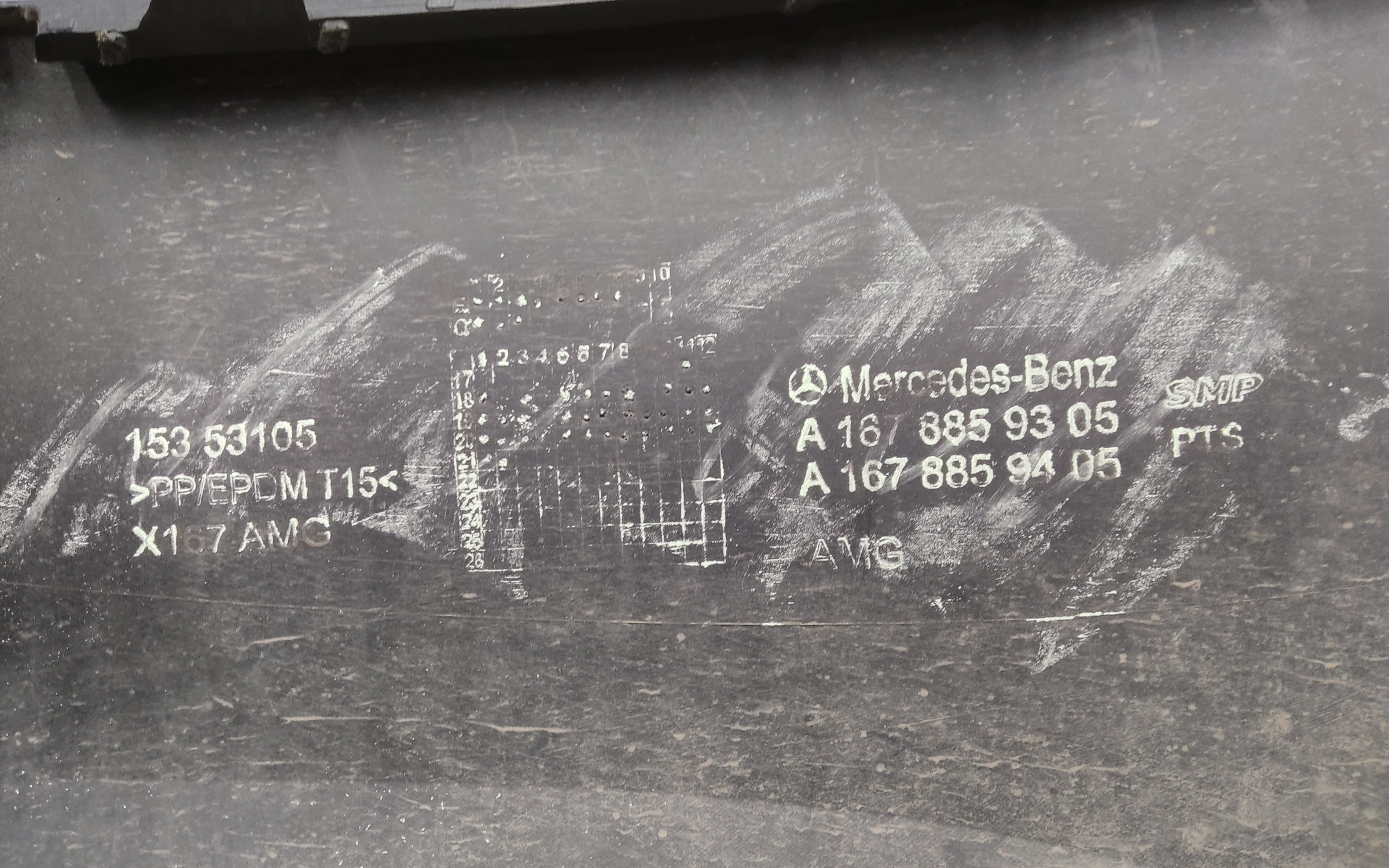 Бампер передний Mercedes-Benz GLC-klasse X167 AMG