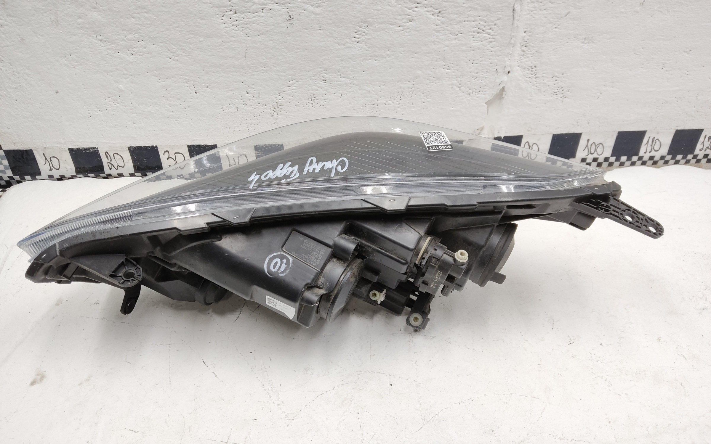 Фара передняя правая Chery Tiggo 4 Pro галоген линза чёрная