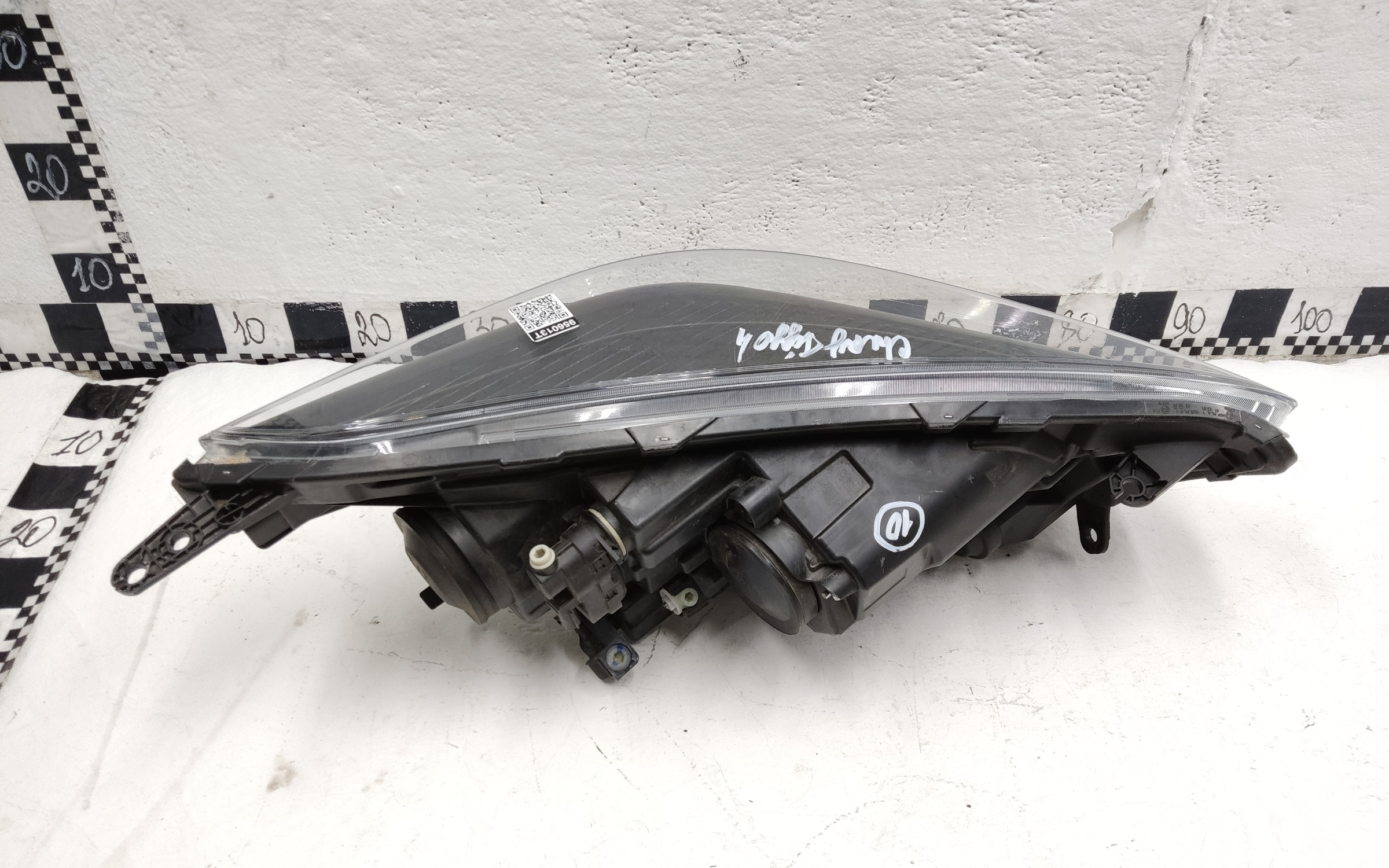 Фара передняя левая Chery Tiggo 4 Pro галоген линза чёрная