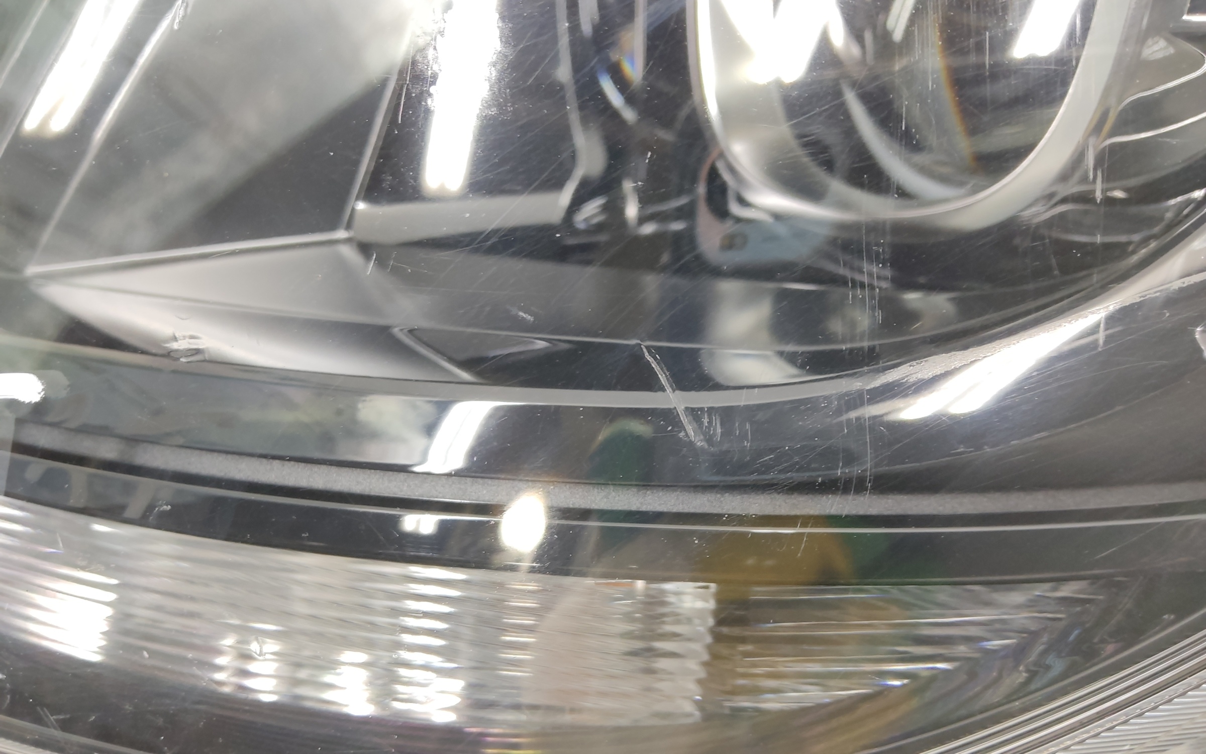 Фара передняя левая Chery Tiggo 4 Pro галоген линза чёрная