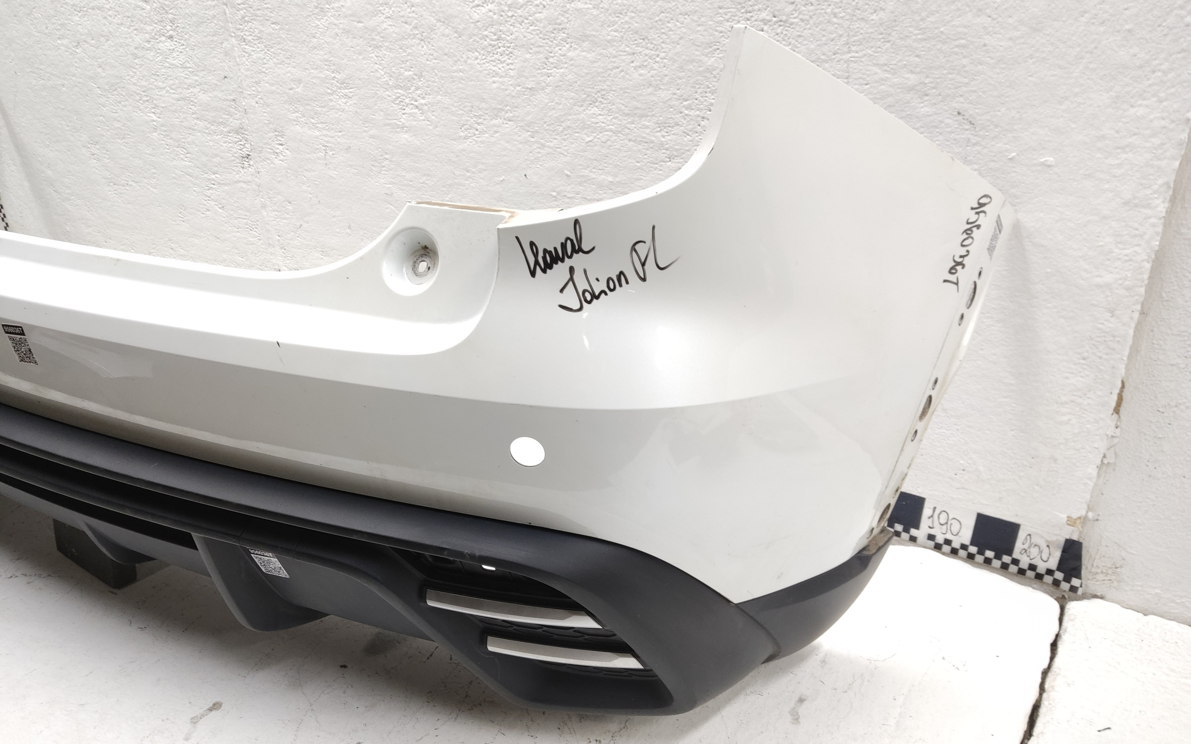 Бампер задний верхняя часть Haval Jolion Restail с отверстиями под накладки