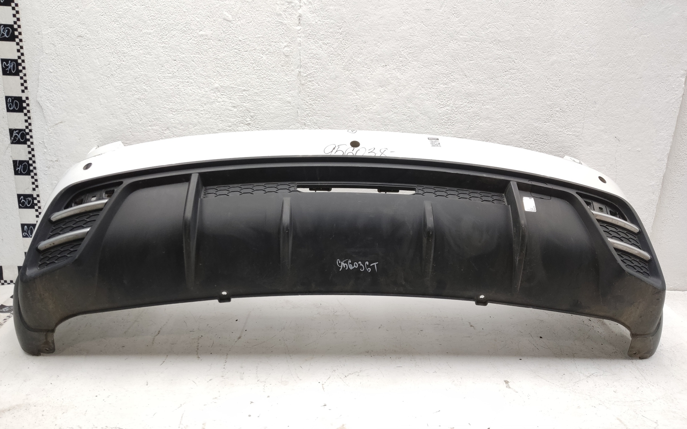 Бампер задний верхняя часть Haval Jolion Restail с отверстиями под накладки