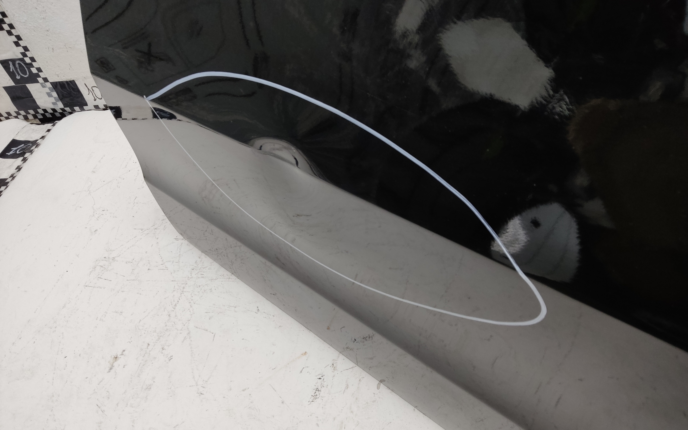 Дверь задняя левая Haval Jolion без молдинга