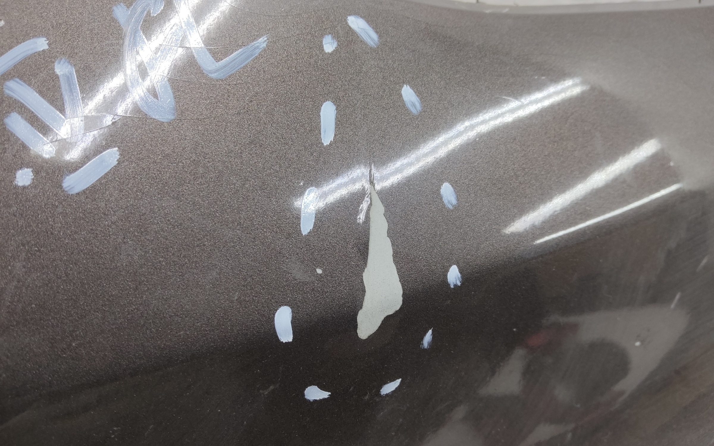 Бампер передний Kia Sportage 4 Restail