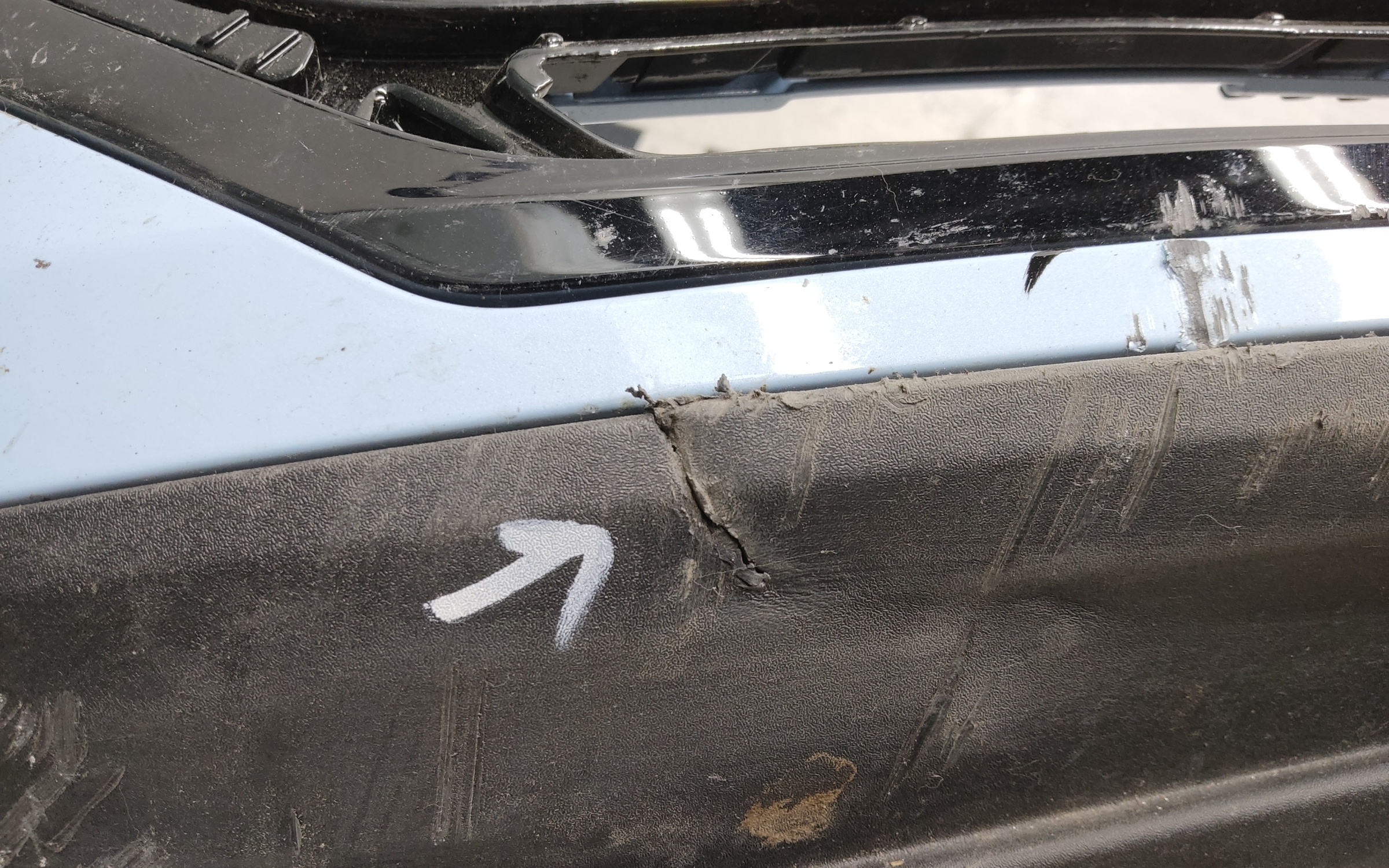 Бампер передний Chery Tiggo 7 Pro Max Restail