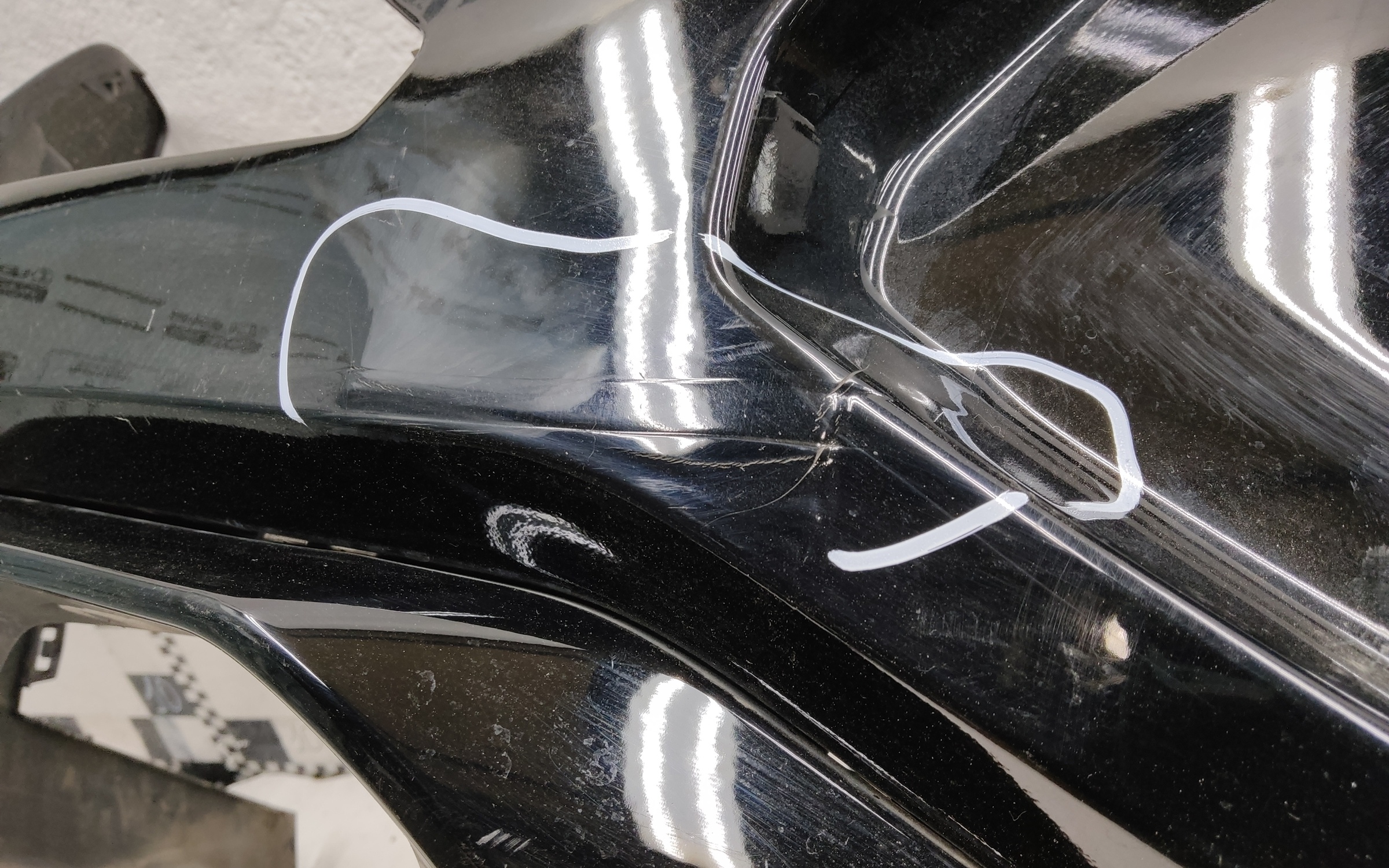 Юбка заднего бампера BMW X4 G02 M-Paket Restail