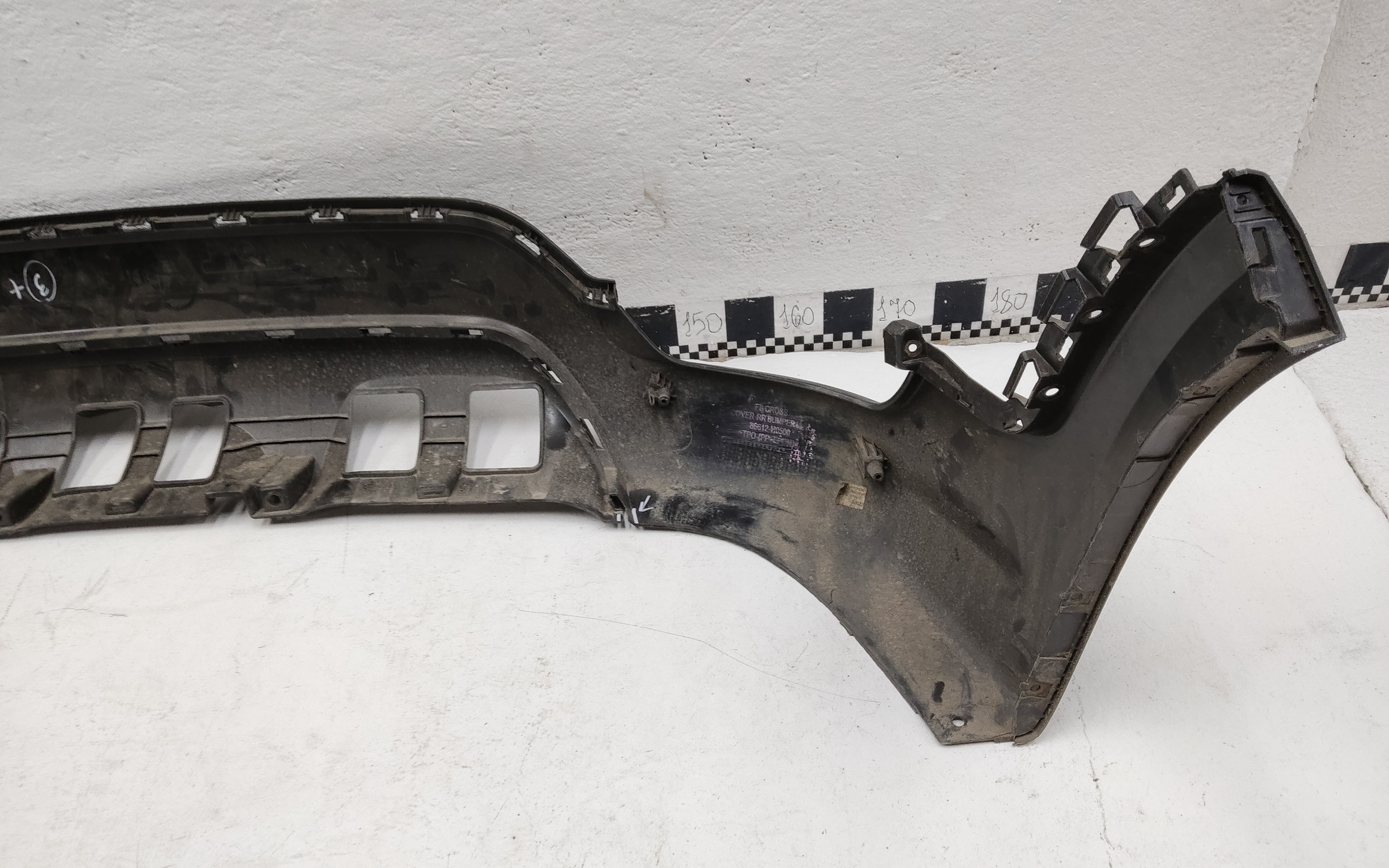 Юбка заднего бампера Kia Rio 4 X-Line