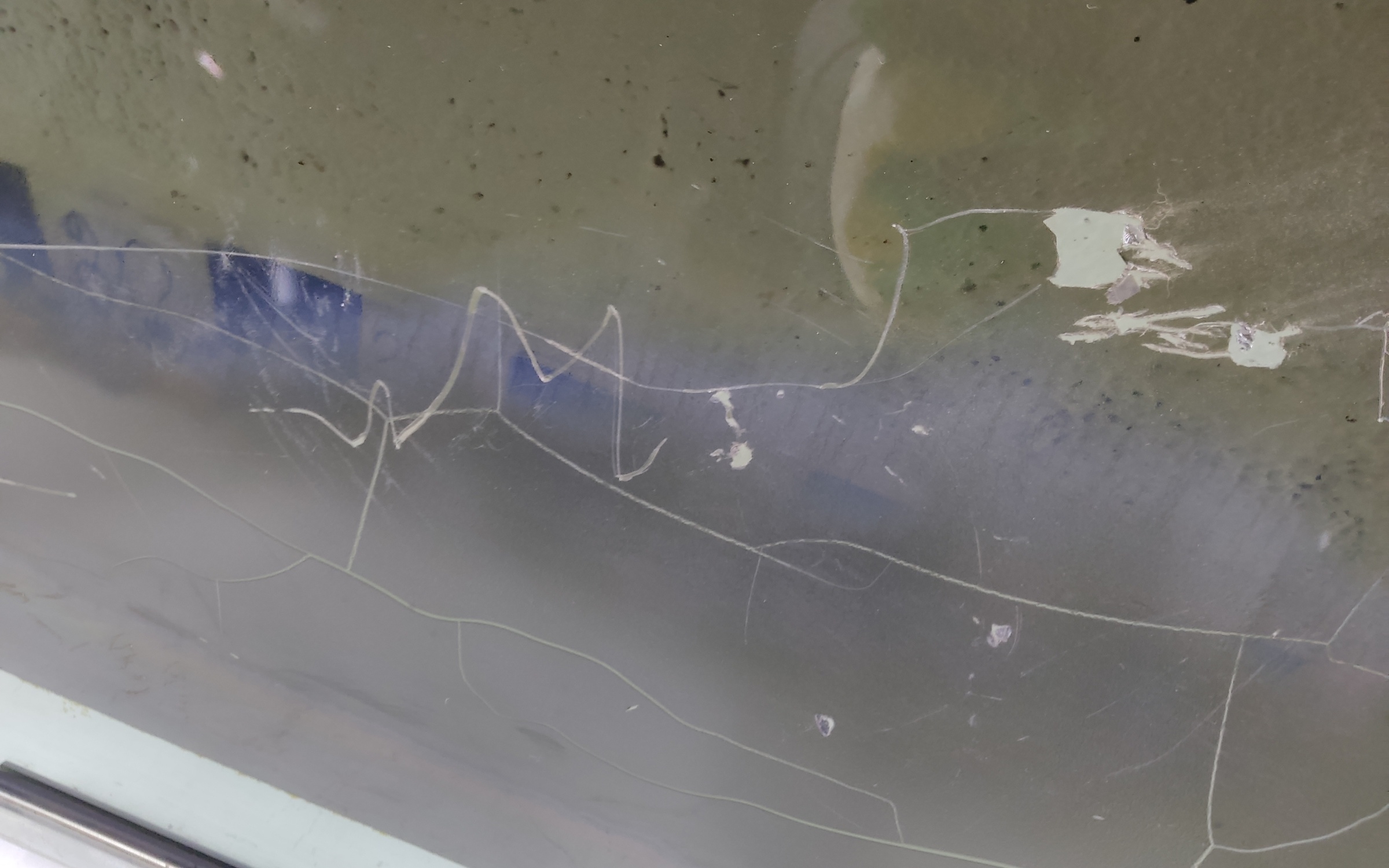 Стекло двери задней левой Toyota Camry V70