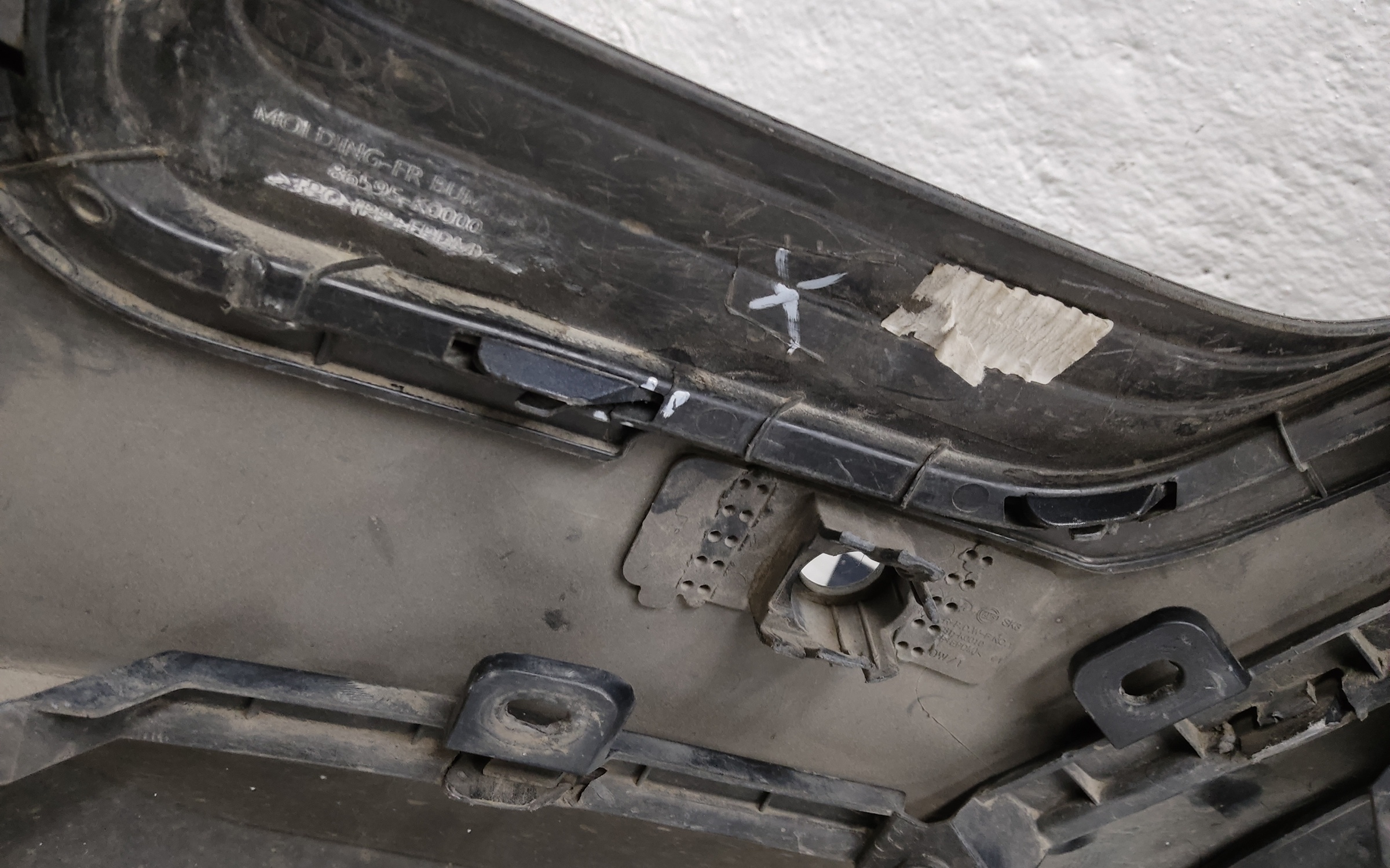 Бампер передний верхняя часть Kia Soul 3