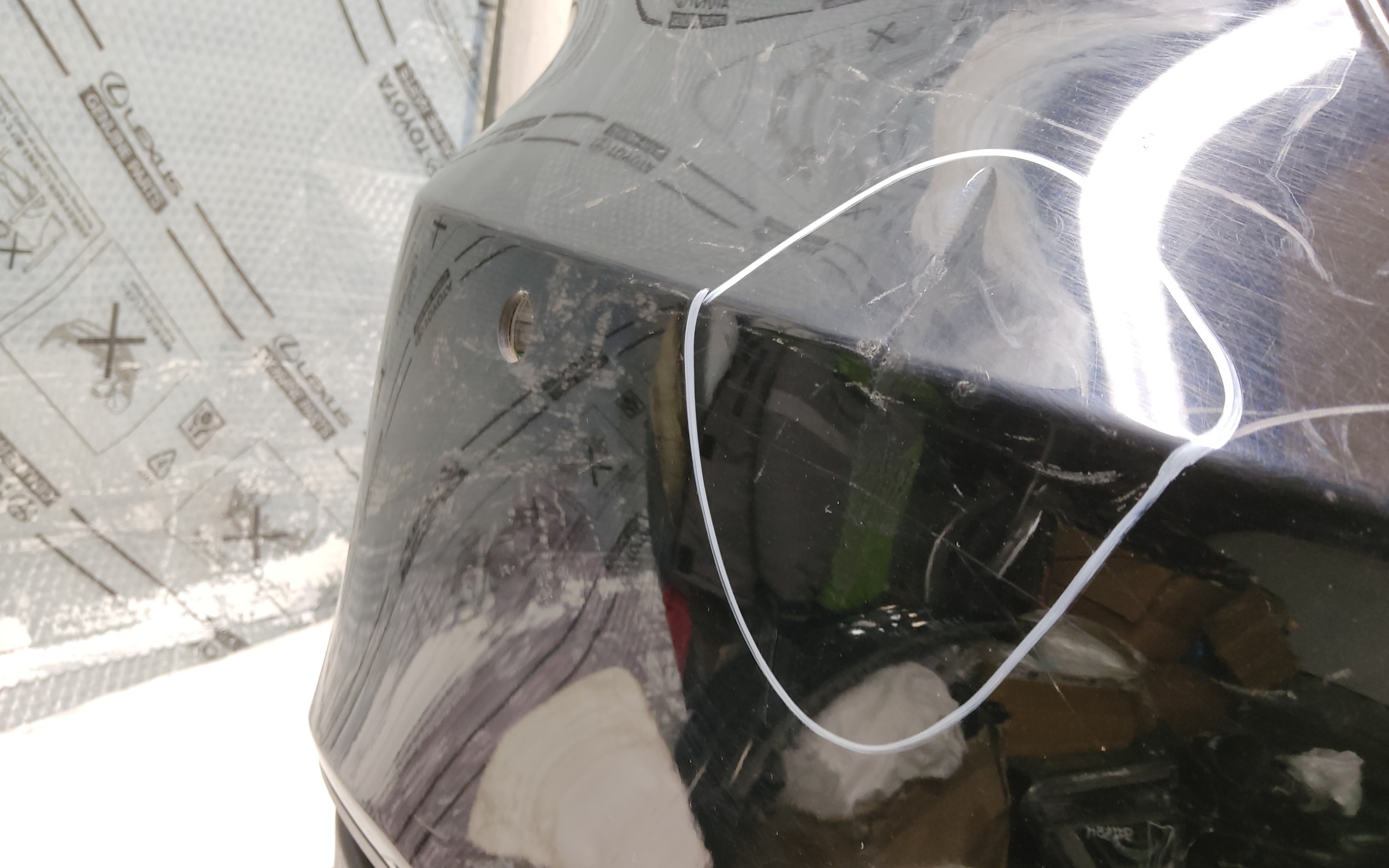 Бампер задний Toyota Camry V70