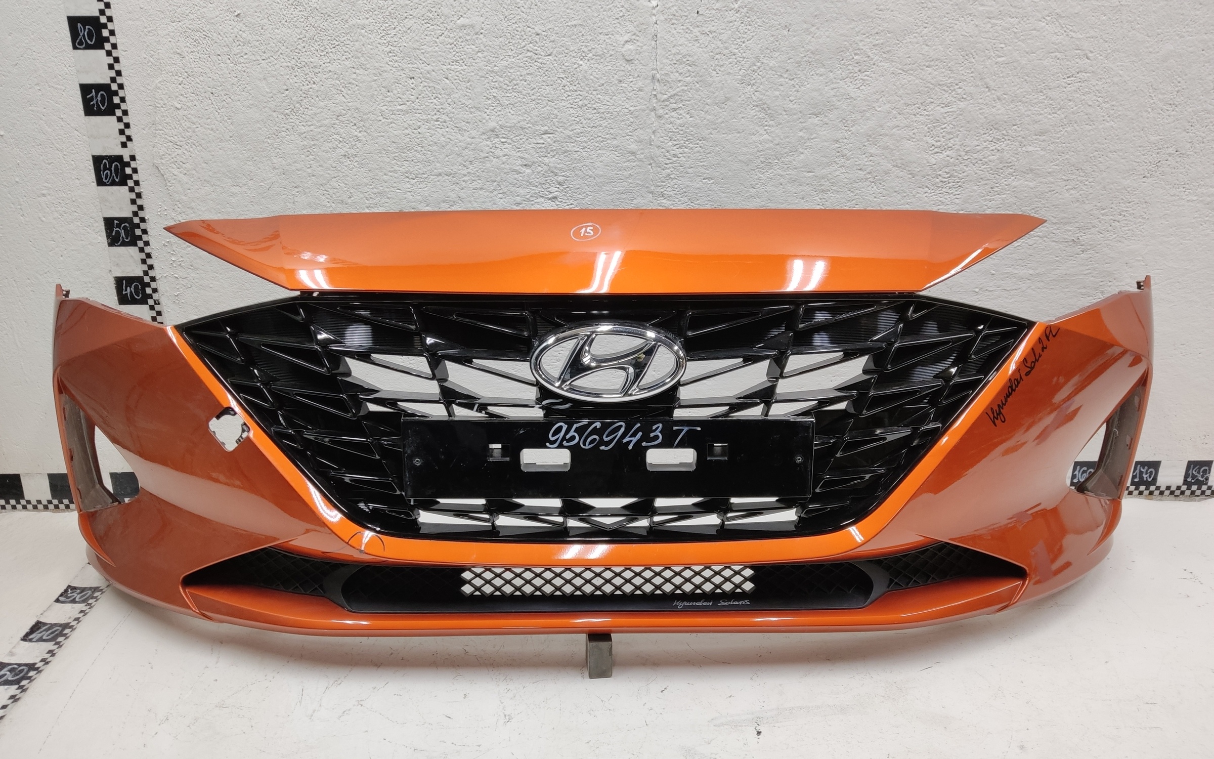 Бампер передний Hyundai Solaris 2 Restail
