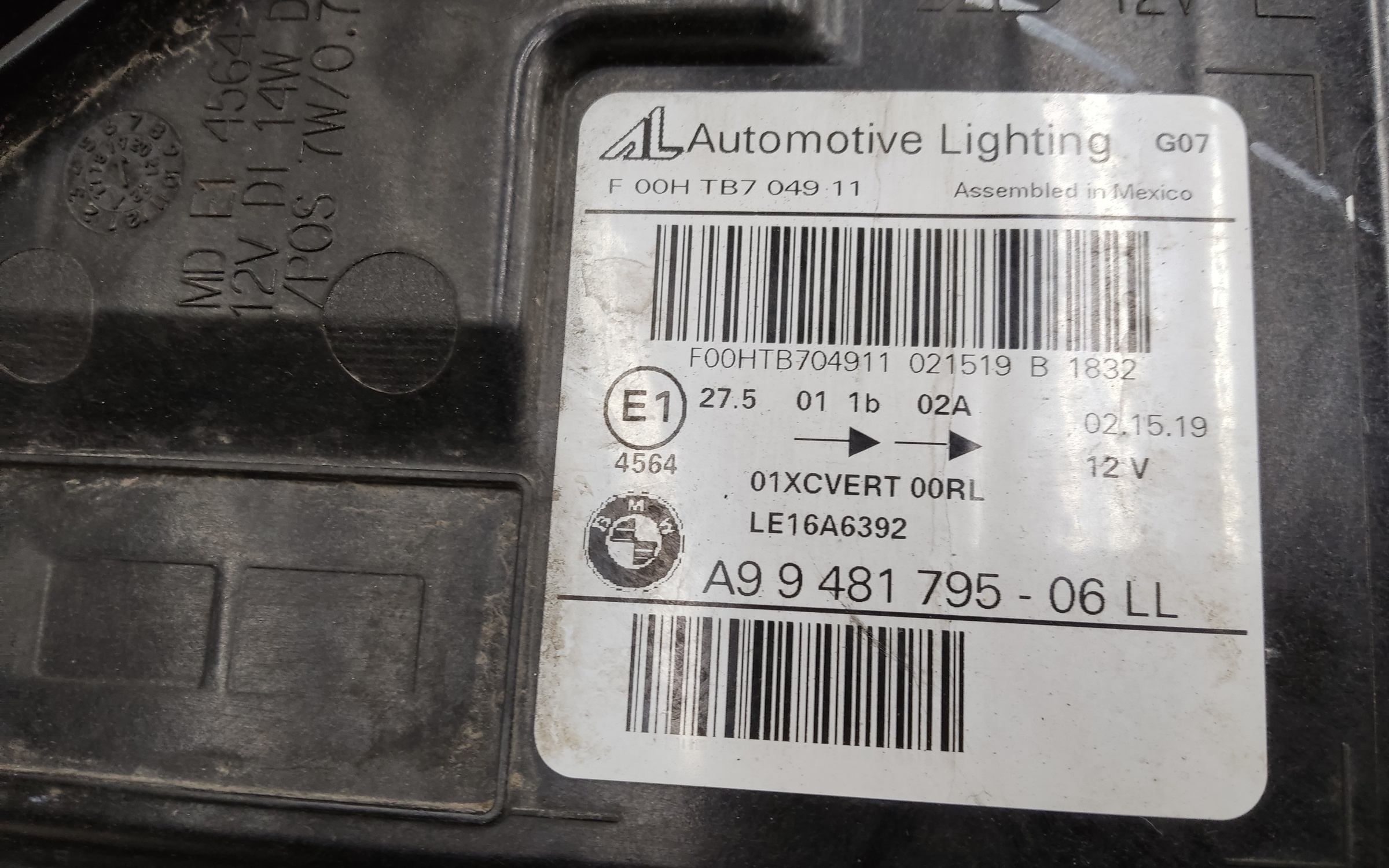 Фара передняя левая BMW X7 G07 LED