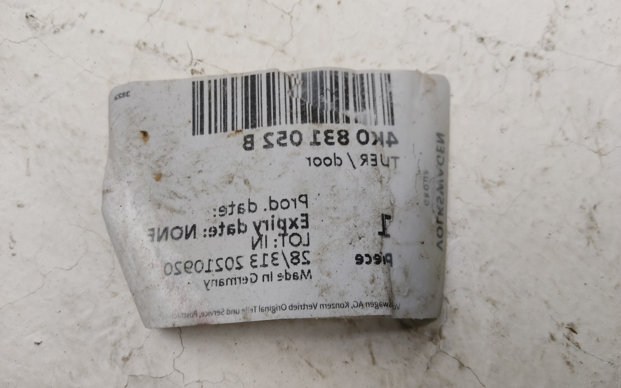 Дверь передняя правая Audi A6 C8