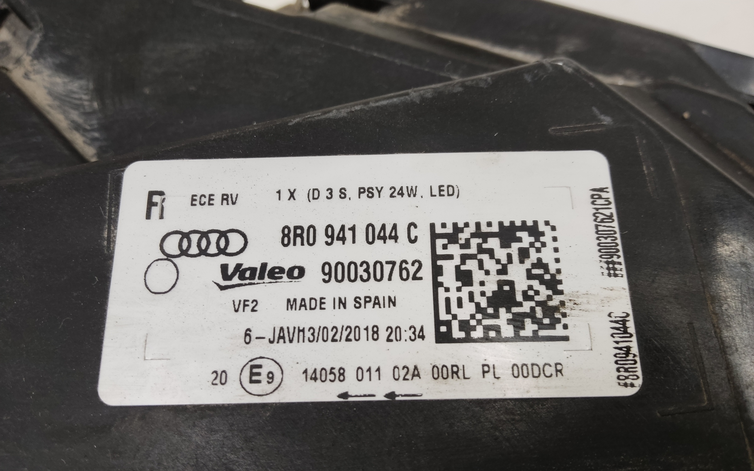 Фара передняя правая Audi Q5 1 Restail биксенон не адаптив
