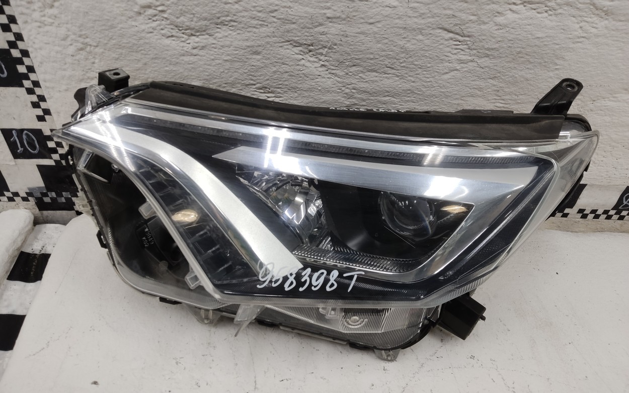 Фара передняя левая Toyota RAV4 CA40 Restail галоген линза ДХО