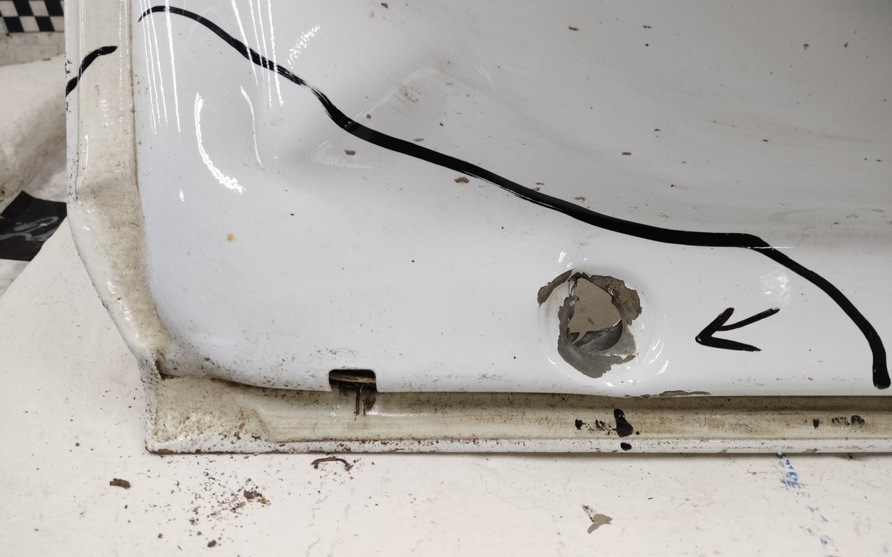 Дверь задняя правая Hyundai Santa Fe 4