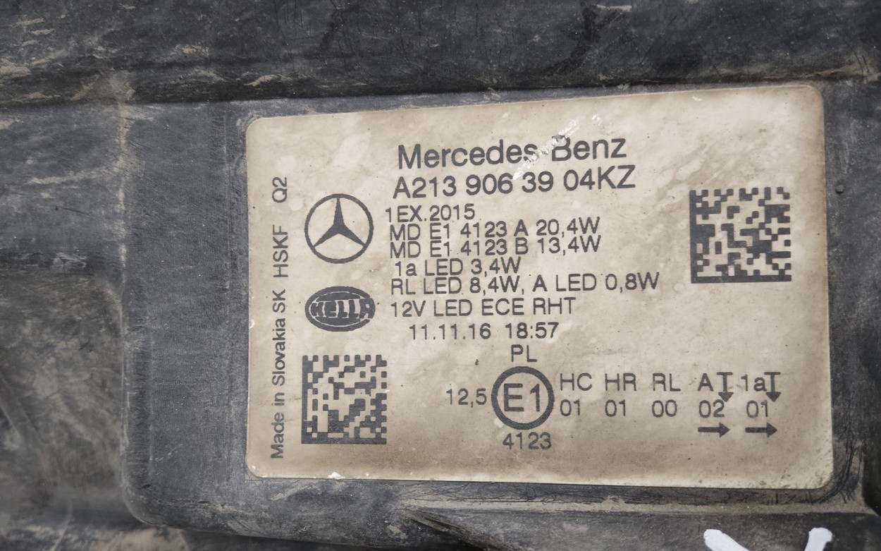 Фара передняя левая Mercedes Benz E-Klasse W213 LED