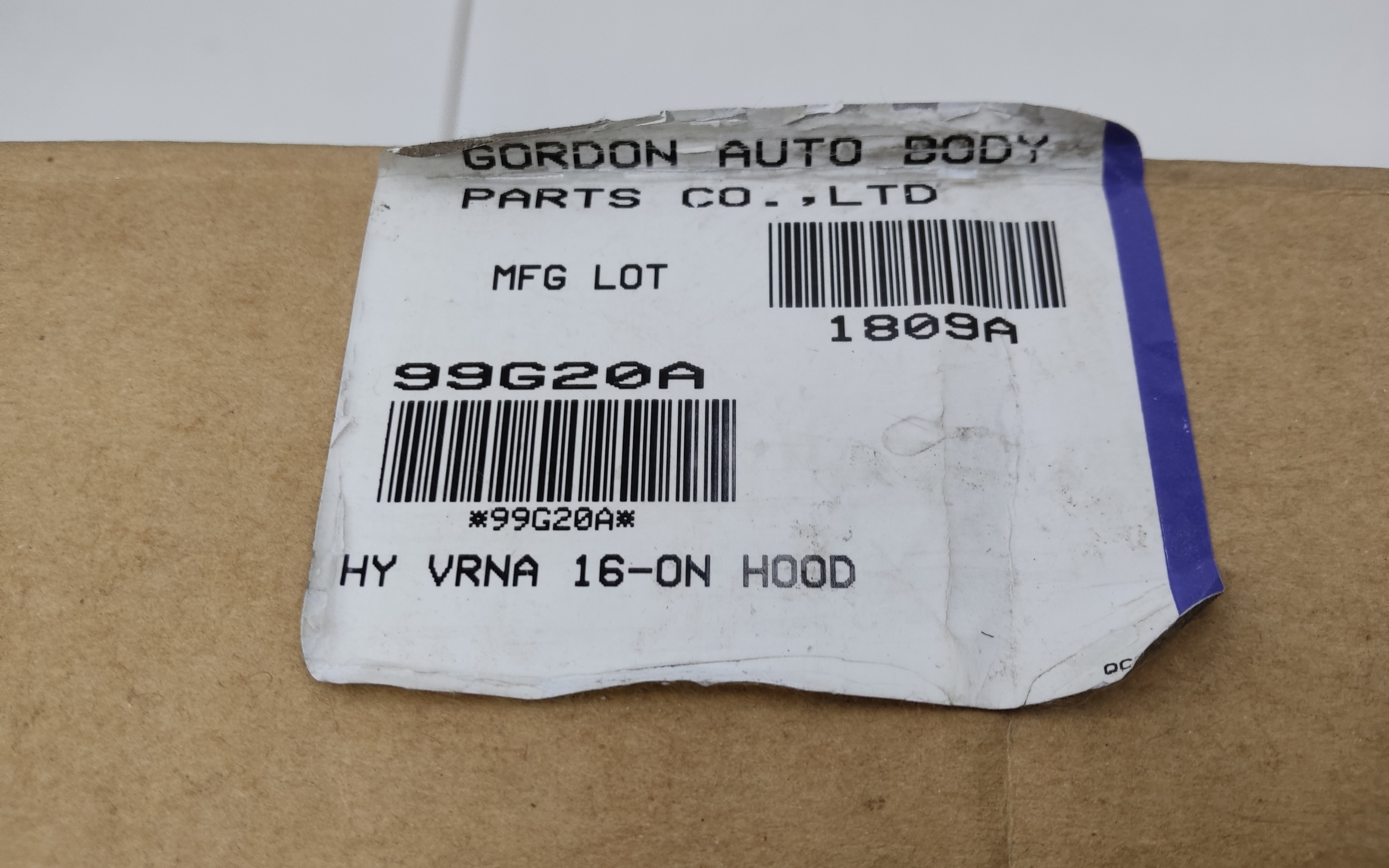 Капот Hyundai Solaris 2 "GORDON"