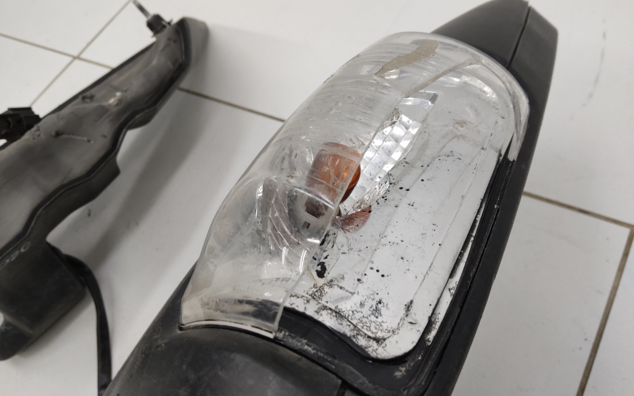 Зеркало левое короткая ножка Ford Transit 7 6 контактов