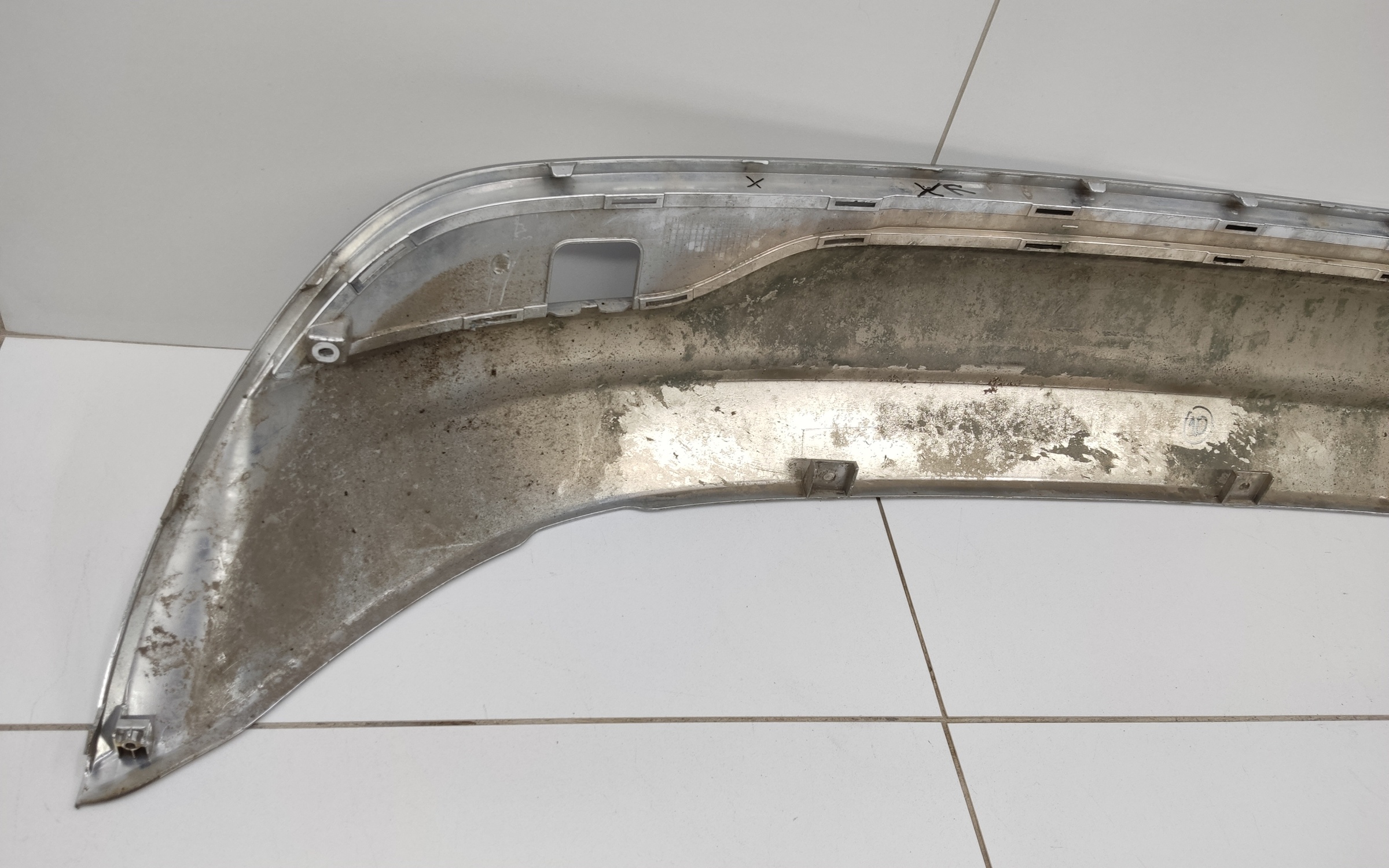 Накладка хром заднего бампера Hyundai Santa Fe 4 Restail