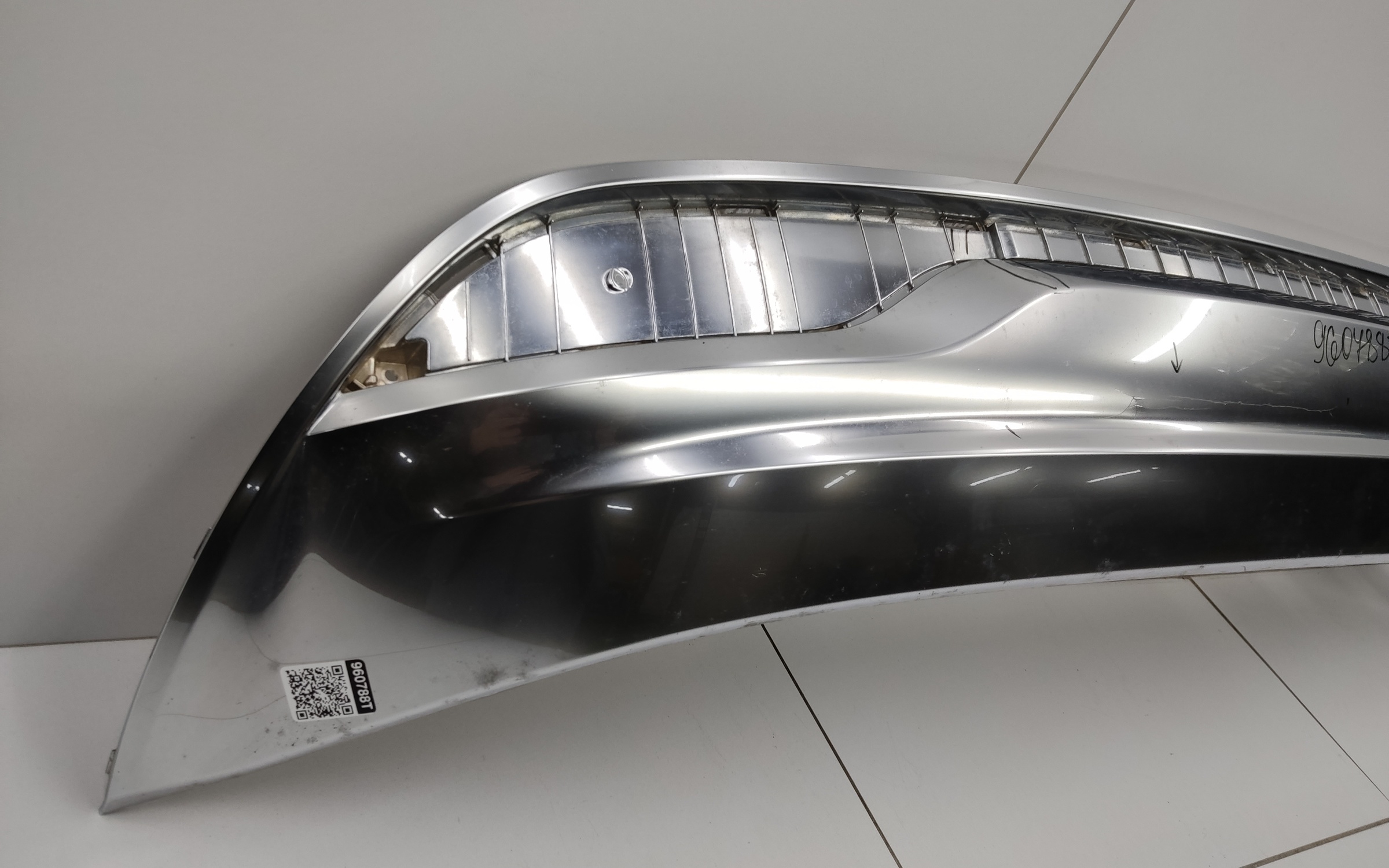 Накладка хром заднего бампера Hyundai Santa Fe 4 Restail