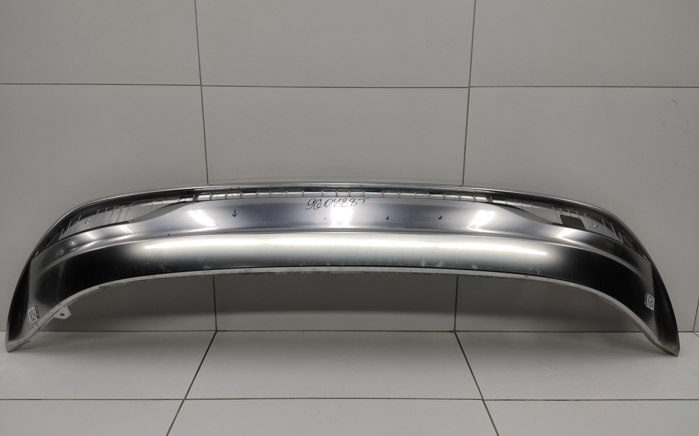 Накладка хром заднего бампера Hyundai Santa Fe 4 Restail