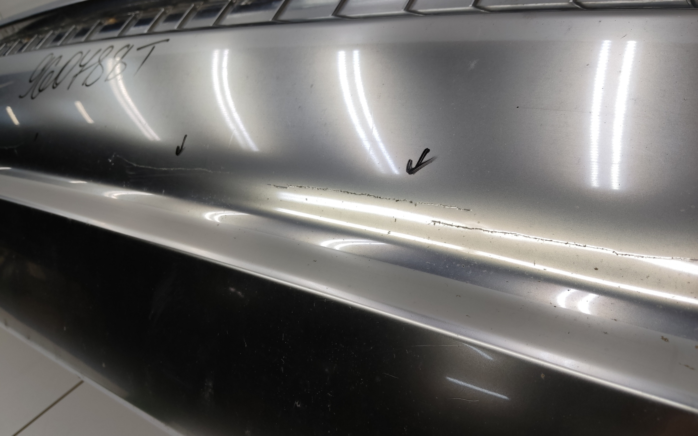 Накладка хром заднего бампера Hyundai Santa Fe 4 Restail