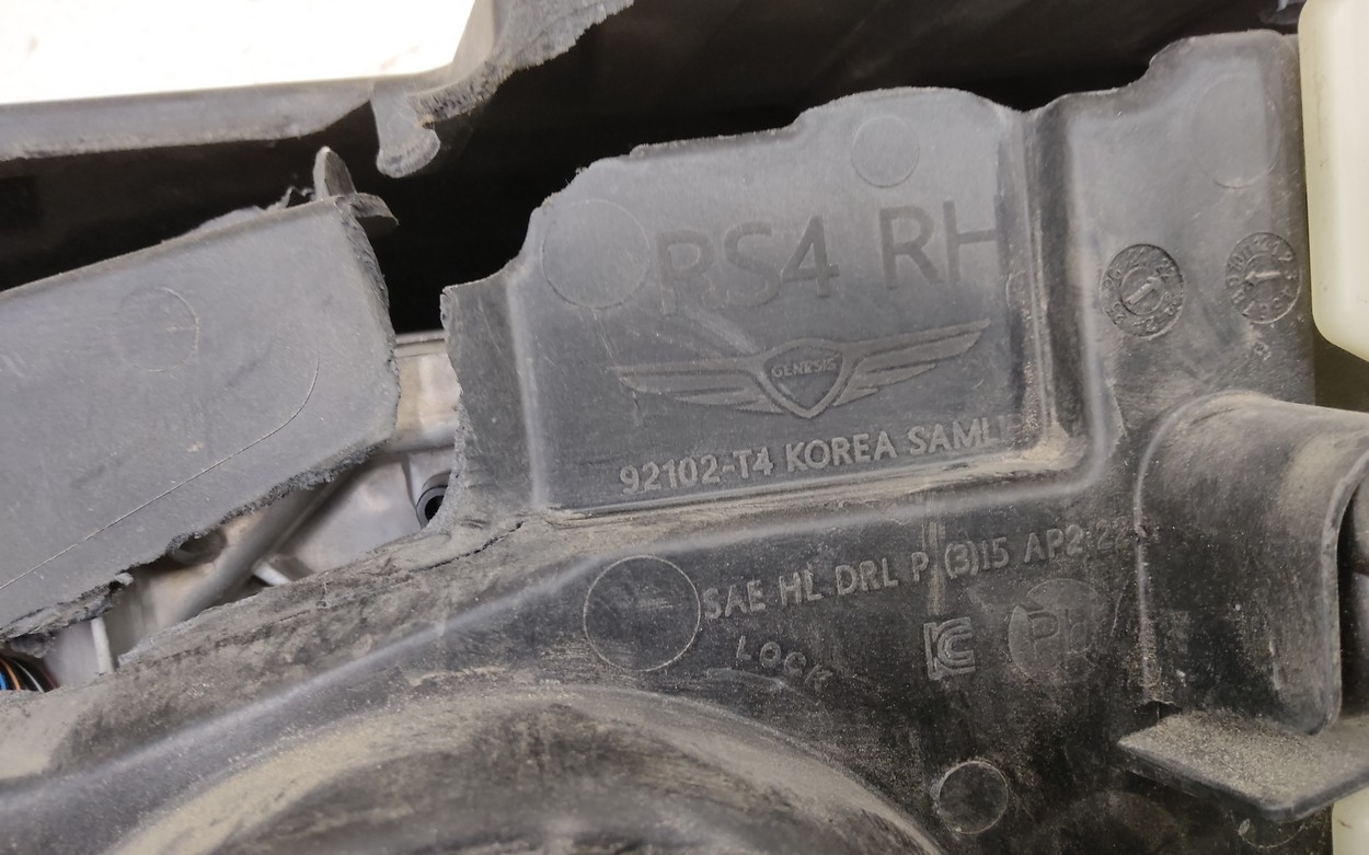 Фара передняя правая Genesis G90 2 LED