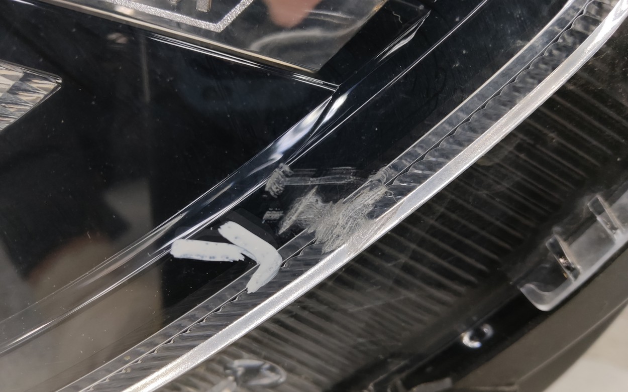 Фара передняя левая Great Wall Wingle 7 галоген линза ДХО