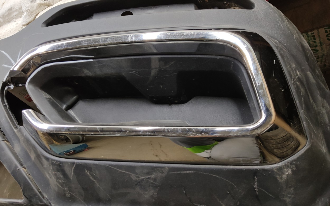 Бампер задний нижняя часть Geely Okavango 1 Restail