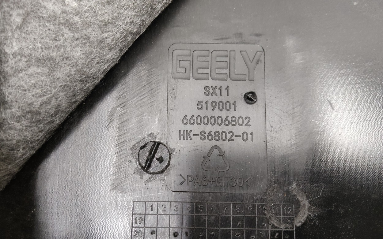 Крышка двигателя декоративная Geely Coolray