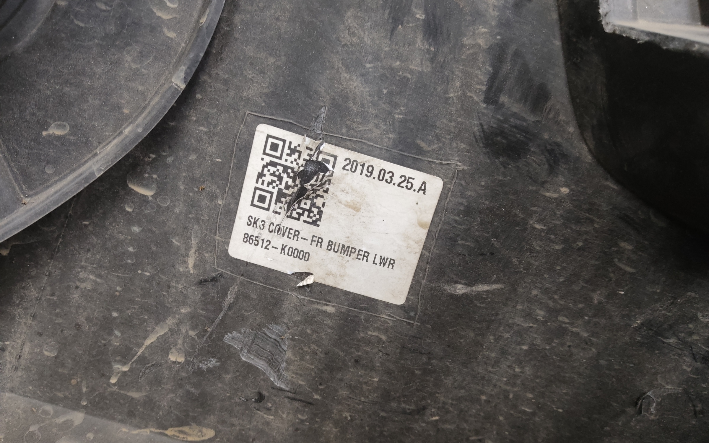 Бампер передний верхняя часть Kia Soul 3