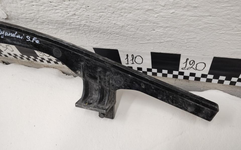 Усилитель переднего бампера нижний "дуга" Hyundai Santa Fe 4 Restail