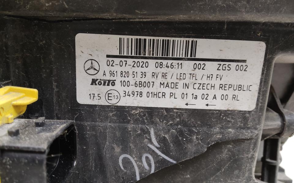 Фара передняя правая Mercedes-Benz Actros 4 Restail LED