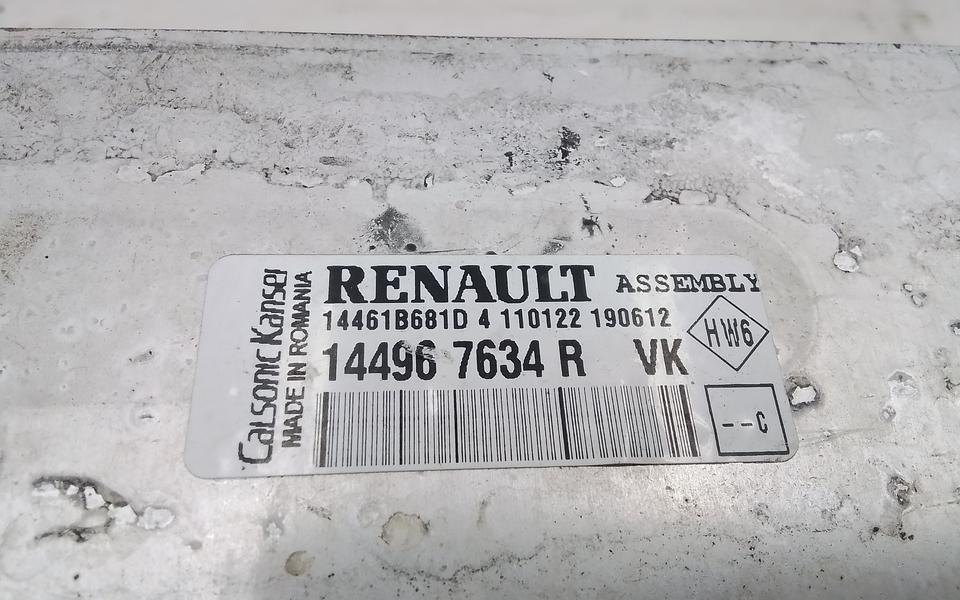 Радиатор турбины &laquo; интеркулер &raquo; Renault Duster