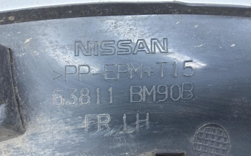 Накладка крыла переднего левого Nissan Qashqai 2