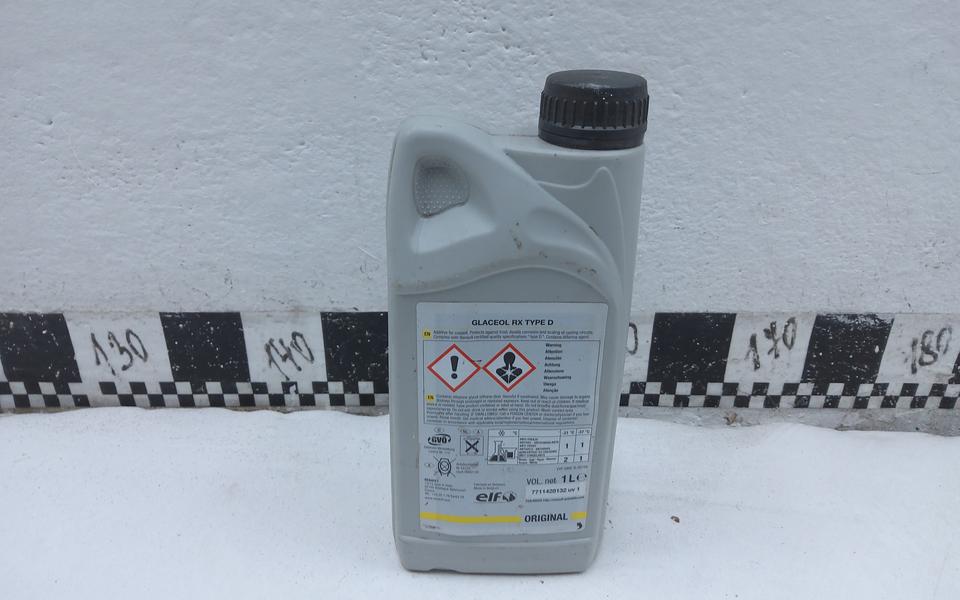 Жидкость охлаждающая "GLACEOL RX TYPE D", зелёная, концентрат 1л.