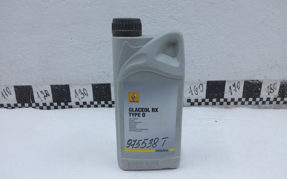 Жидкость охлаждающая "GLACEOL RX TYPE D", зелёная, концентрат 1л.
