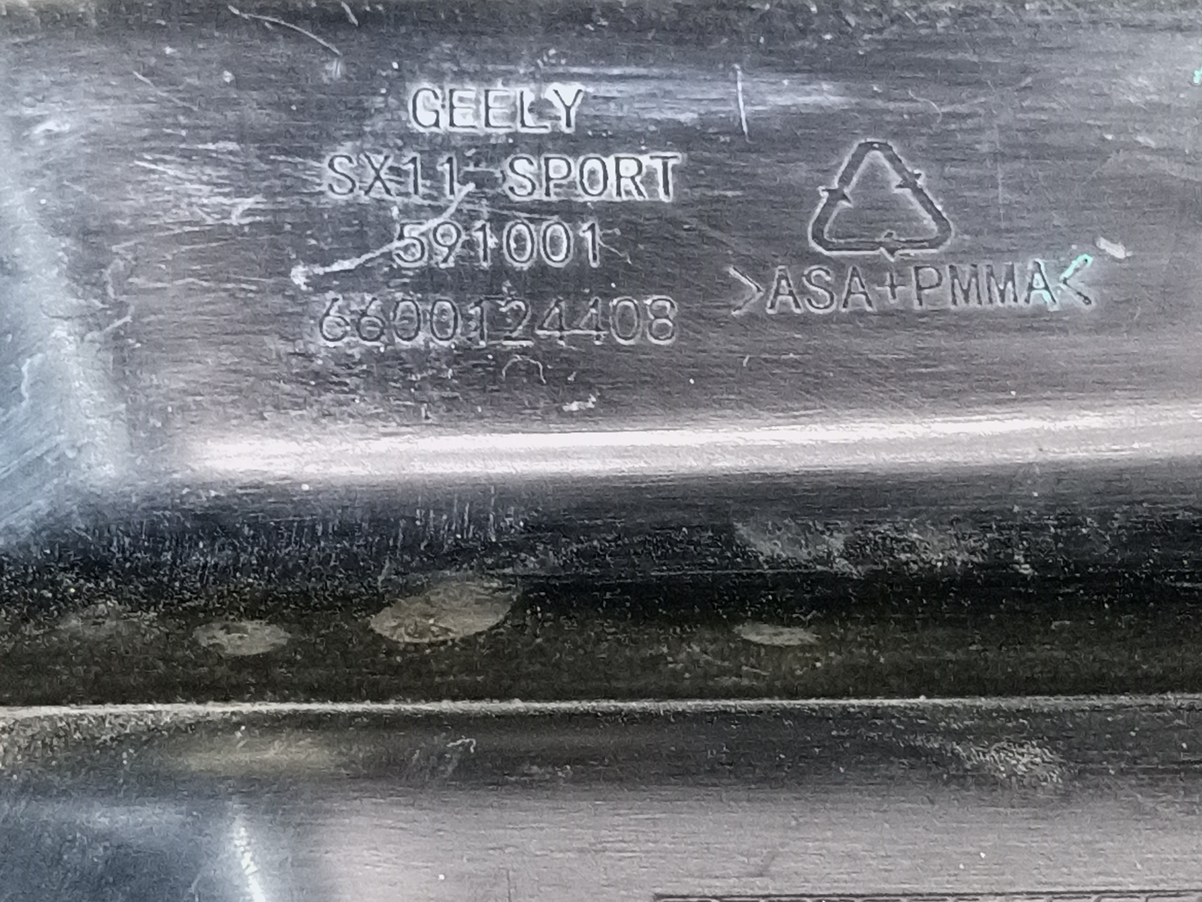 Рамка ПТФ передней правой Geely Coolray