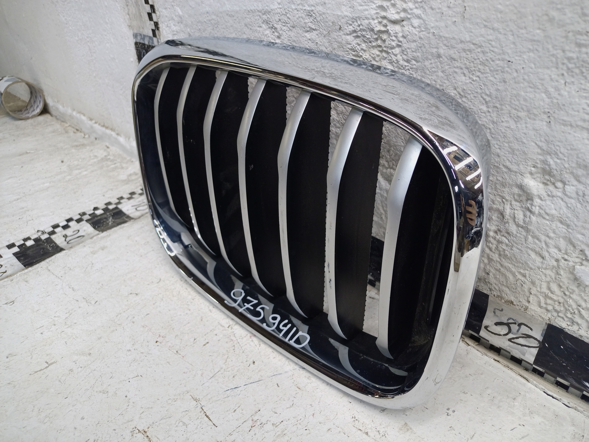 Решетка радиатора правая BMW X3 G01 X-Line матовый хром