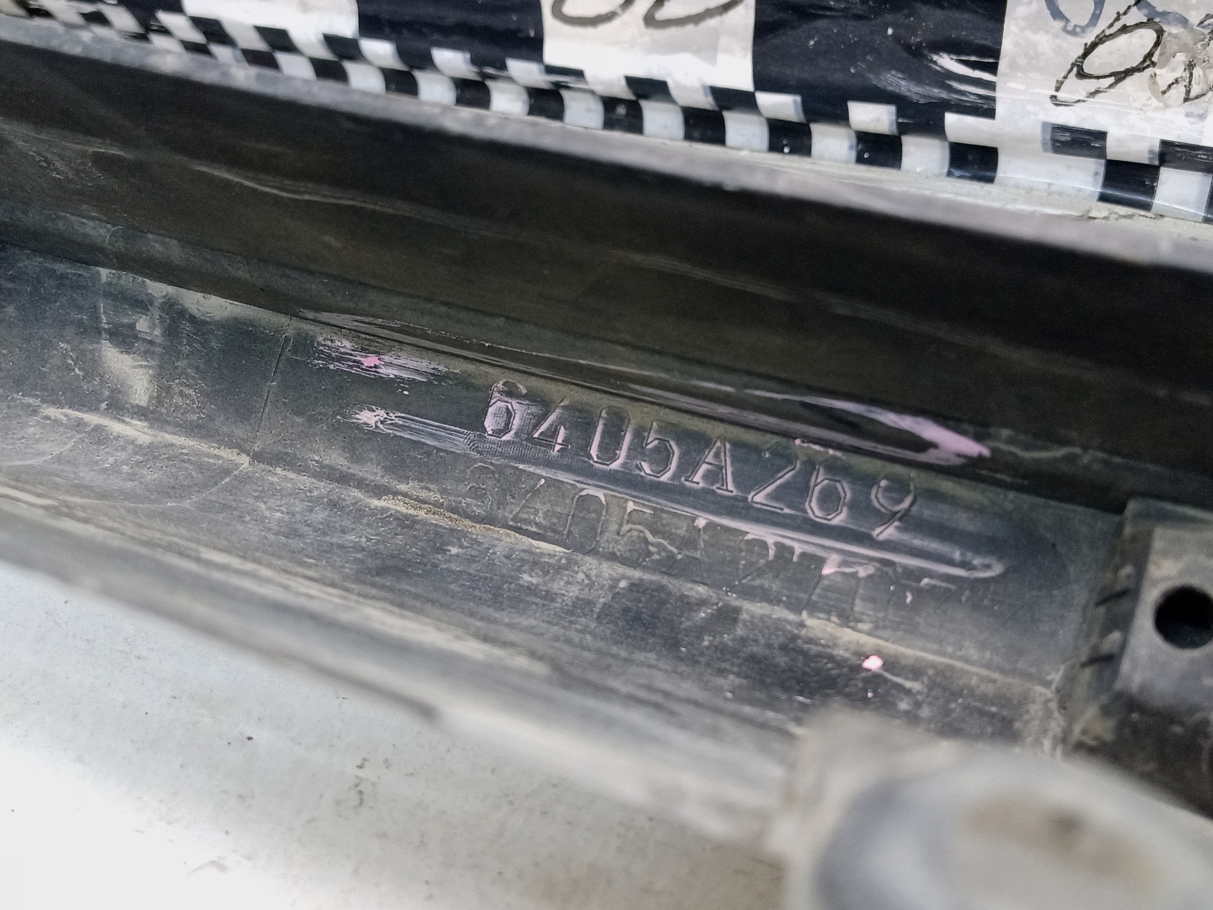 Накладка переднего бампера Mitsubishi Outlander 3 Restail 3
